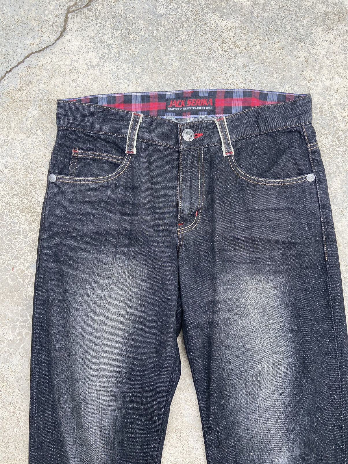 Japanese Brand 🔥 Jack Serika jeans Flared skulls if six was nine Size US 32 / EU 48 - 8 Thumbnail