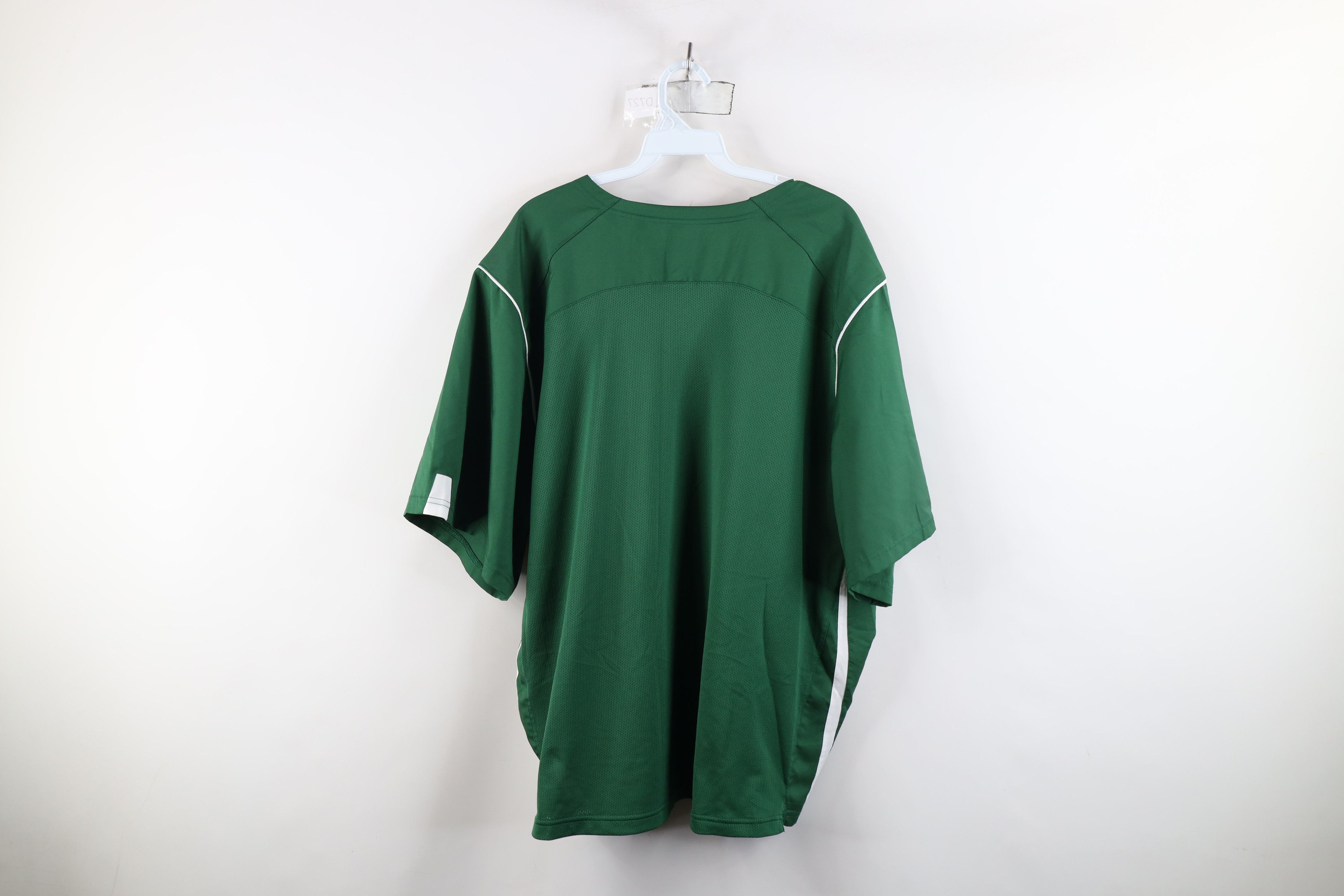 Nike × Vintage Vintage Y2K Nike Mini Swoosh Short Sleeve Pullover Jacket Size US XL / EU 56 / 4 - 11 Thumbnail