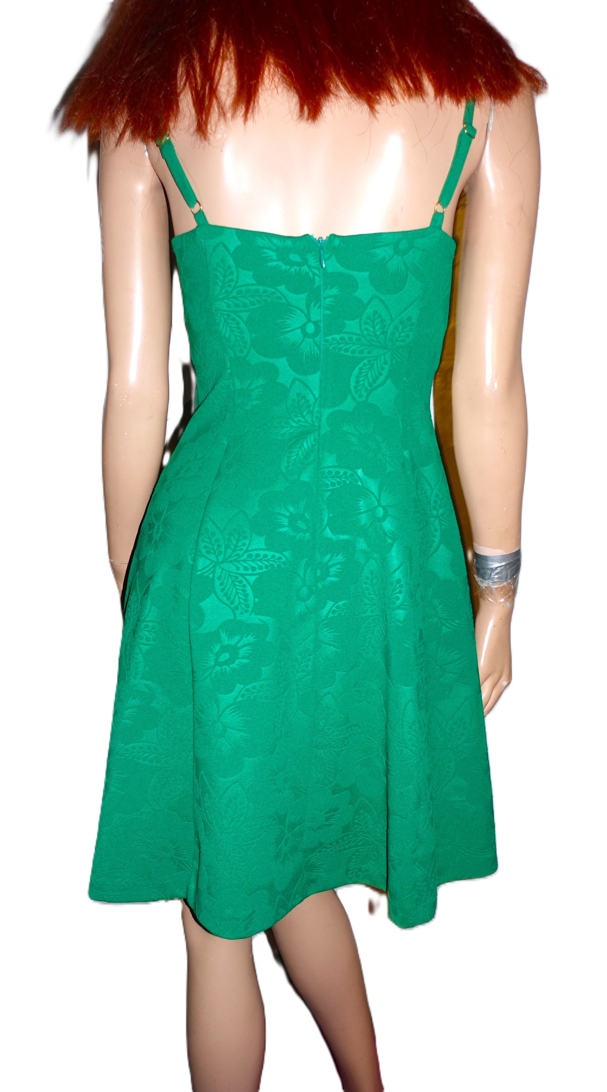 Guess Guess Green Floral Party Dress 2 Size XS / US 0-2 / IT 36-38 - 6 Thumbnail