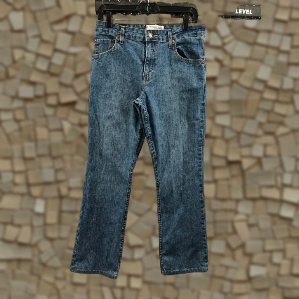 Levi's Levi's Jeans Mid Rise Bootcut Size 8 Womens Regular Stretch Blue Medium Wash 5-Pocket Denim - Signature by Levi Strauss & Co. 500 Series Size 30" / US 8 / IT 44 - 1 Thumbnail