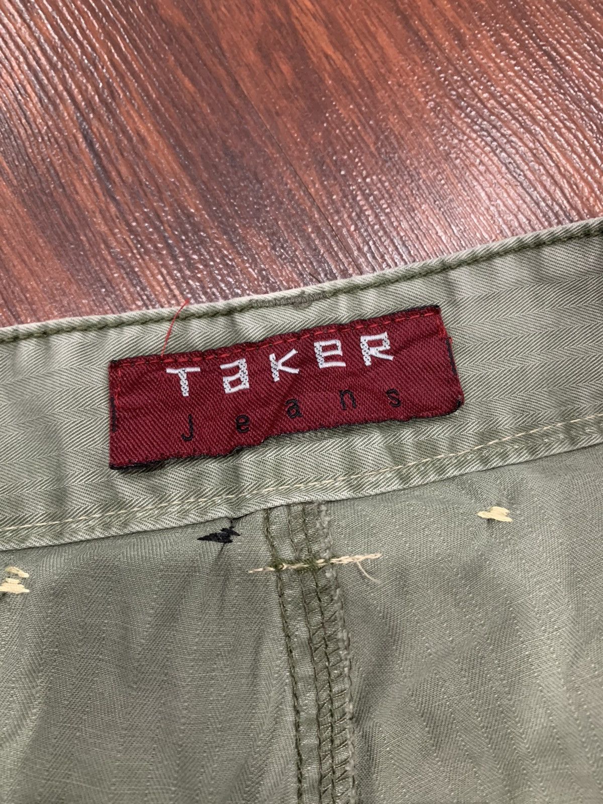 Japanese Brand Taker Jeans Cargo Pants Size US 31 - 10 Thumbnail
