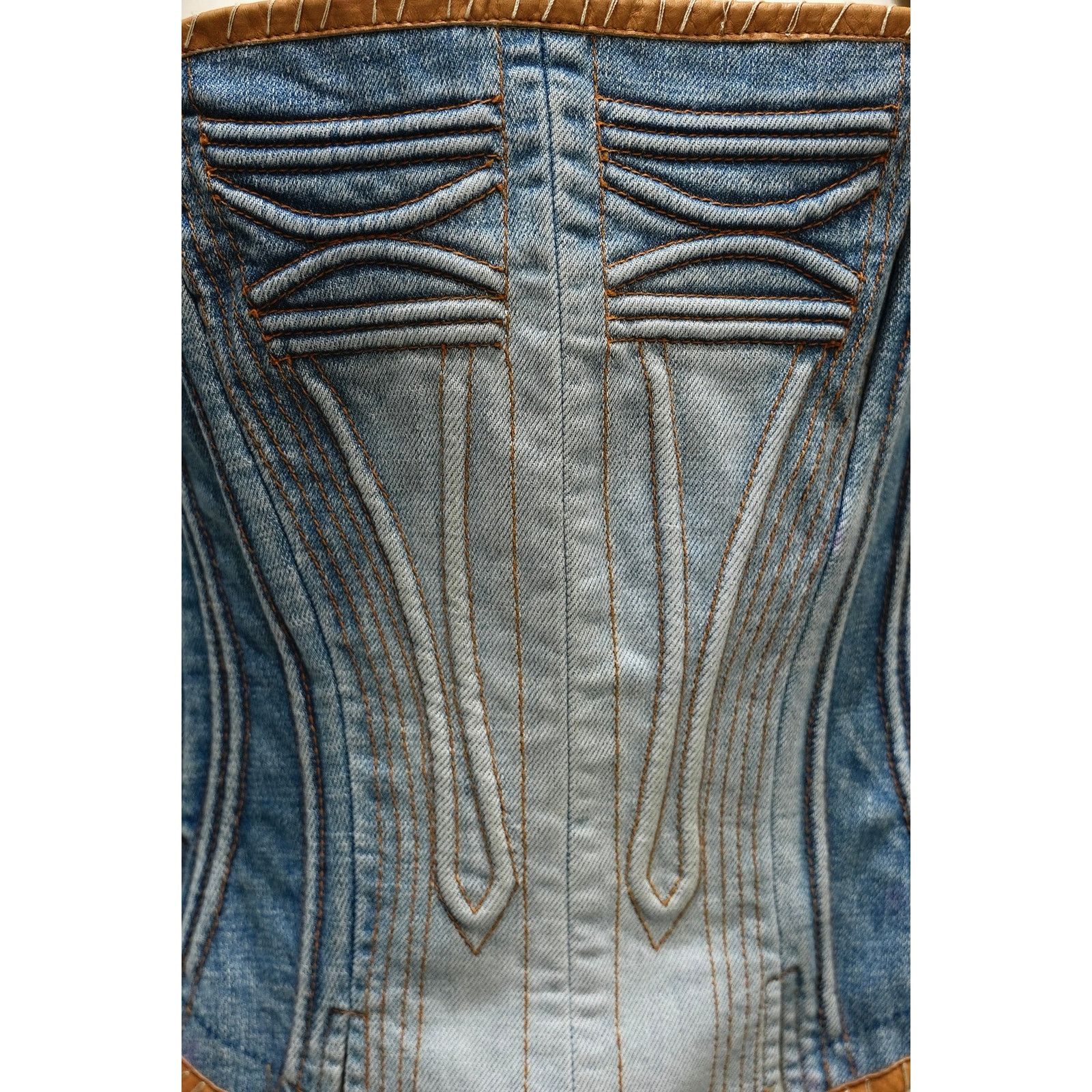 Roberto Cavalli 2004 Roberto Cavalli 3D armor corset top Size M / US 6-8 / IT 42-44 - 4 Thumbnail