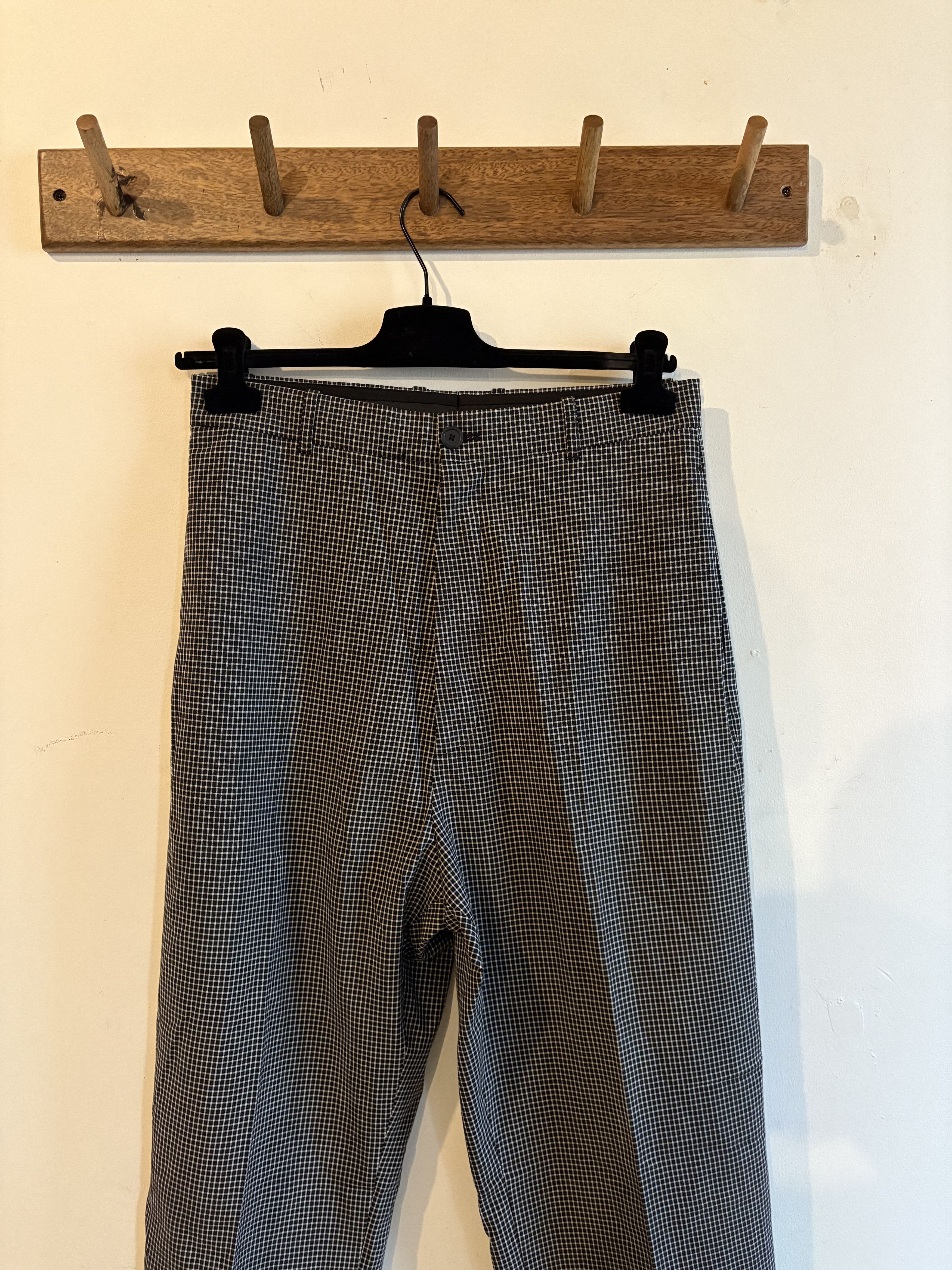 Balenciaga Balenciaga Check Pants Size 44R - 2 Thumbnail