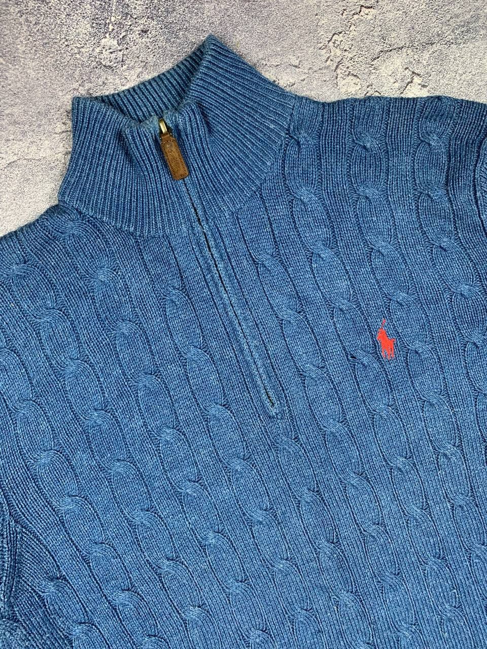 Polo Ralph Lauren Polo Ralph Lauren Vintage Men's 1/3 Zip Sweater 100% Silk Size US L / EU 52-54 / 3 - 6 Thumbnail