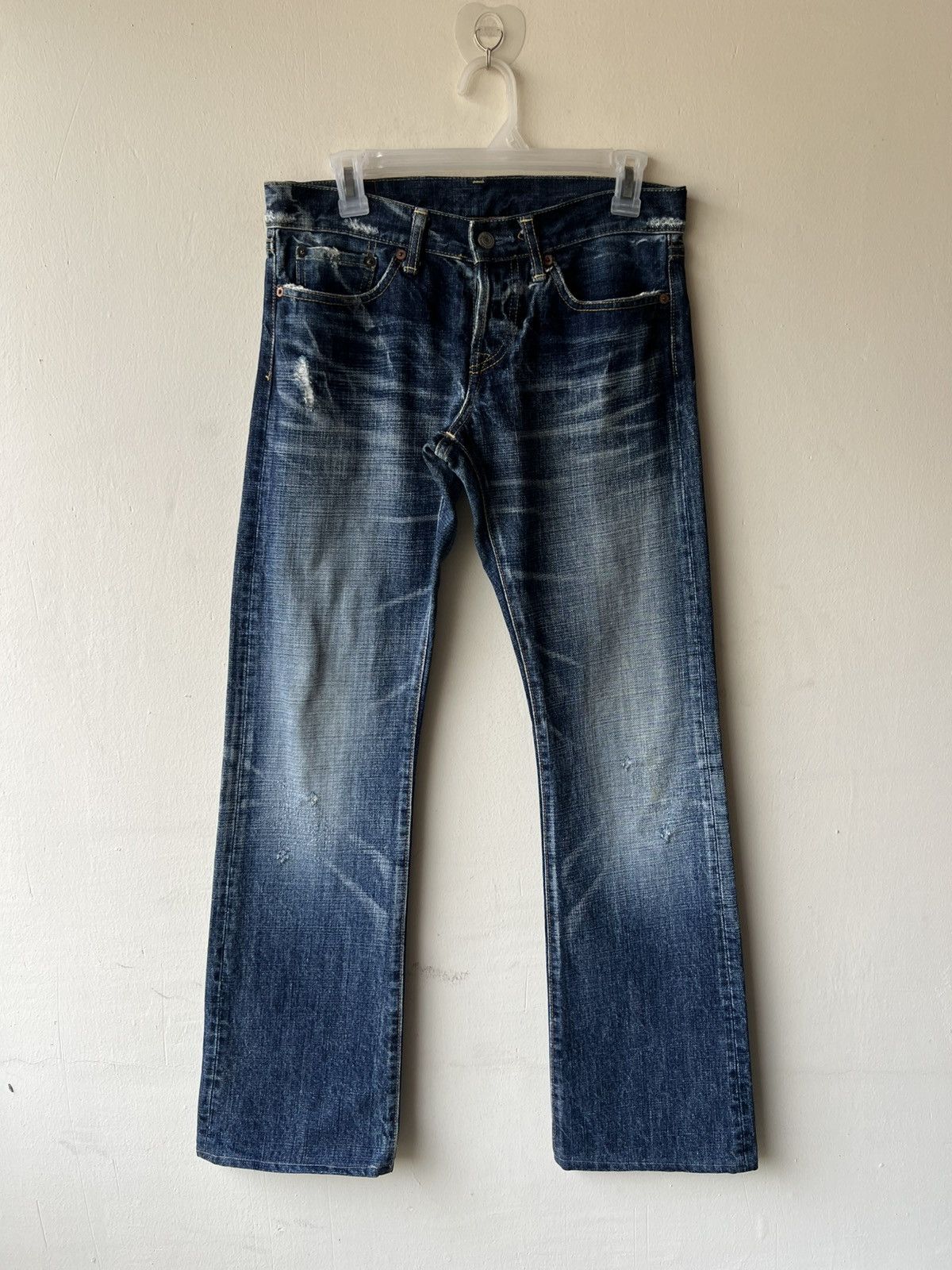 Eternal Vintage Eternal Japan Distressed Denim Flare Jeans Size US 28 / EU 44 - 2 Thumbnail