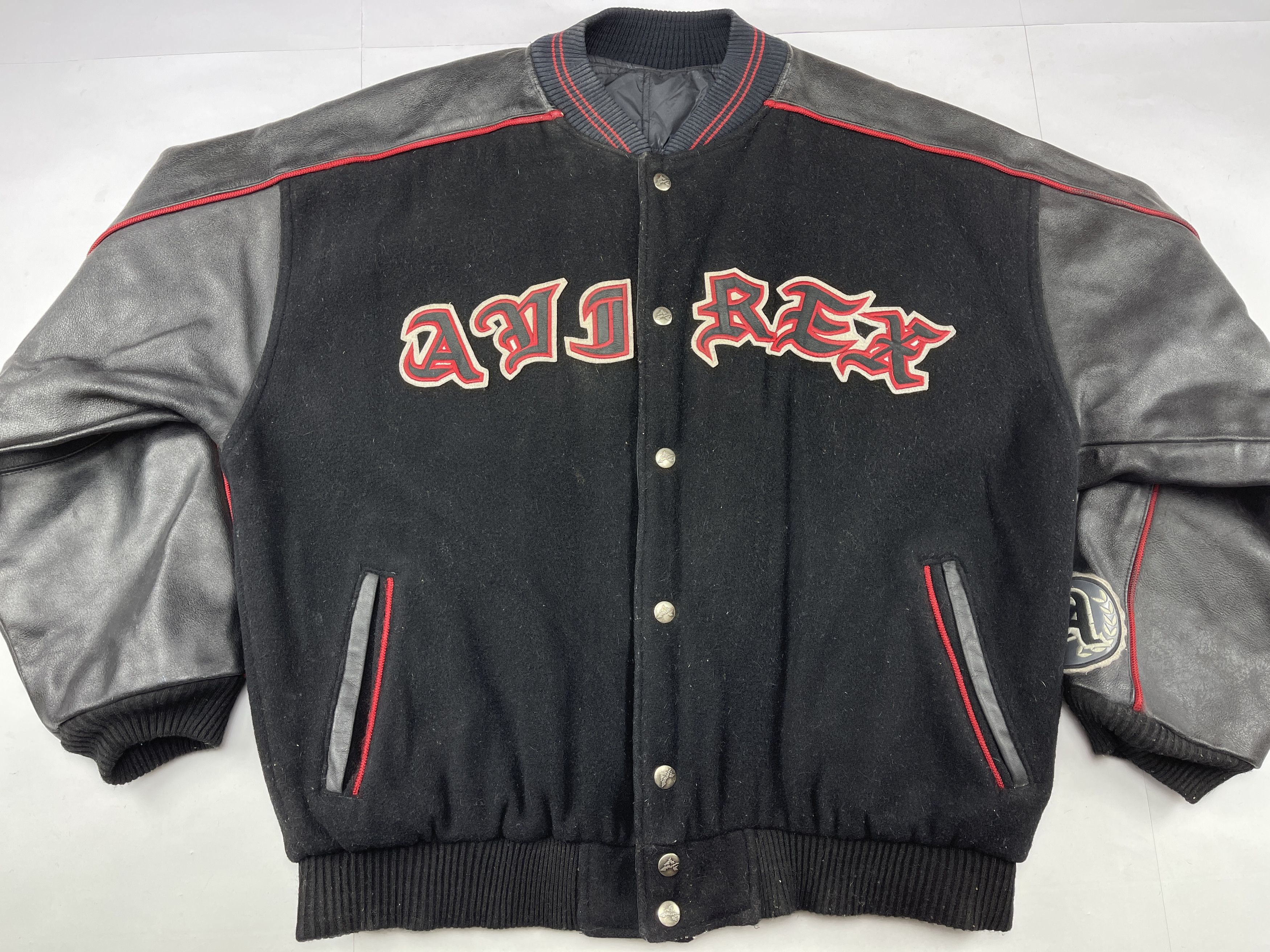 Avirex AVIREX jacket, wool vintage 90s hip hop 1990s hip hop XL Size US XL / EU 56 / 4 - 14 Thumbnail