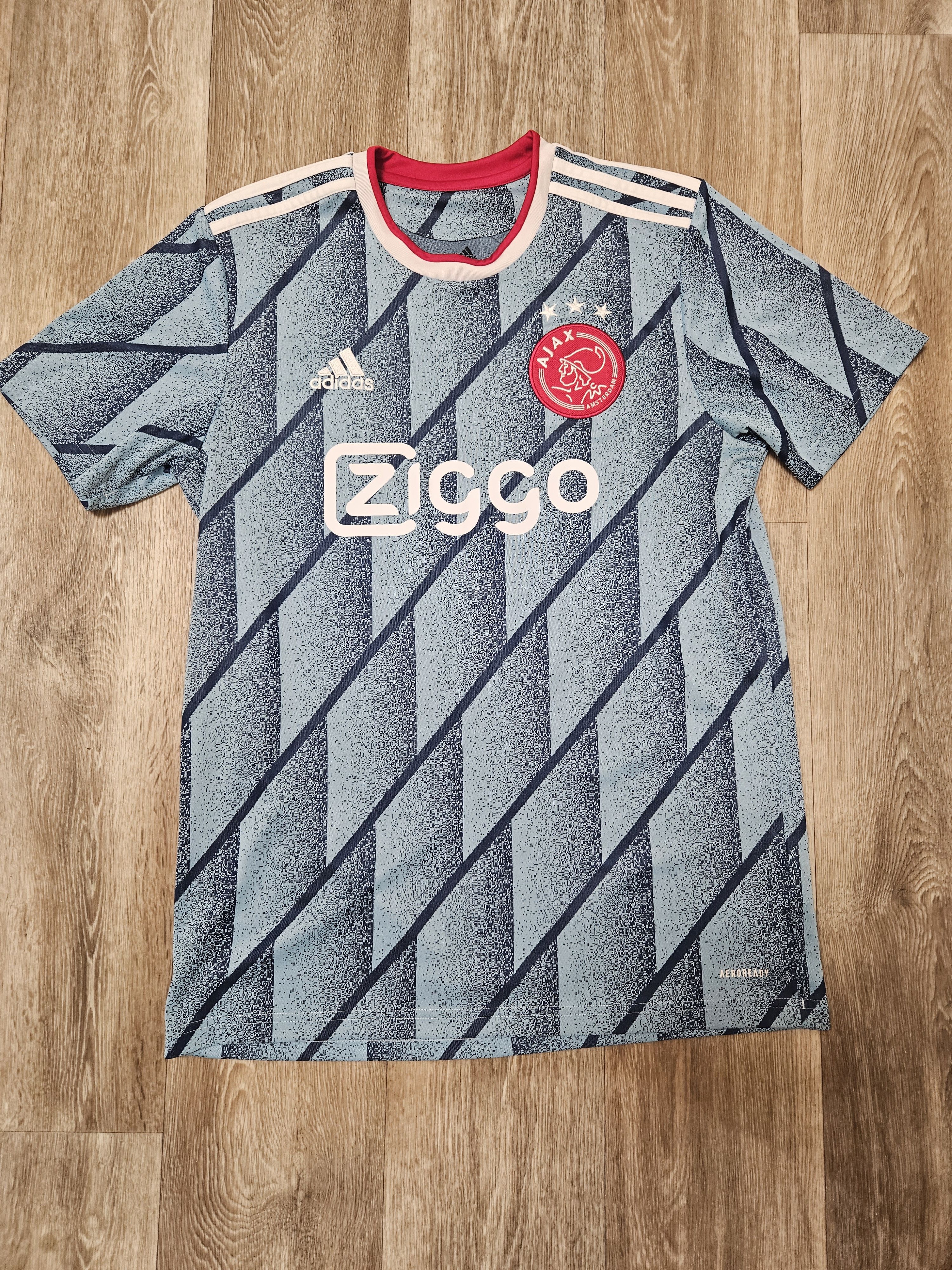 Designer Adidas Aeroready Ajax Shirt Jersey Kit Away Icey Blue Size US M / EU 48-50 / 2 - 1 Thumbnail