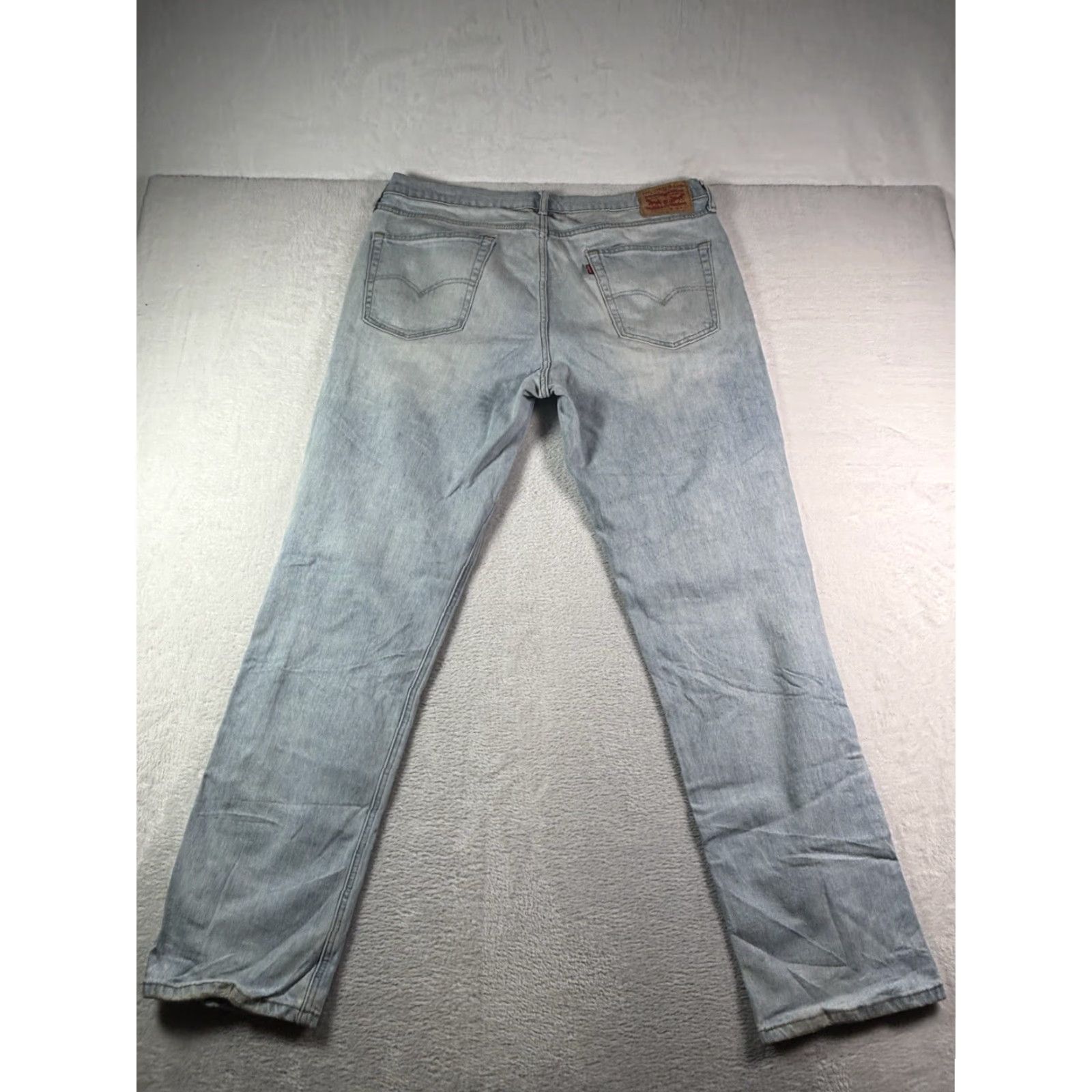 Levi's Levi's 541 Jeans Men’s Size 36x34 Straight Leg Fit Light Blue Wash Denim Size US 36 / EU 52 - 2 Thumbnail