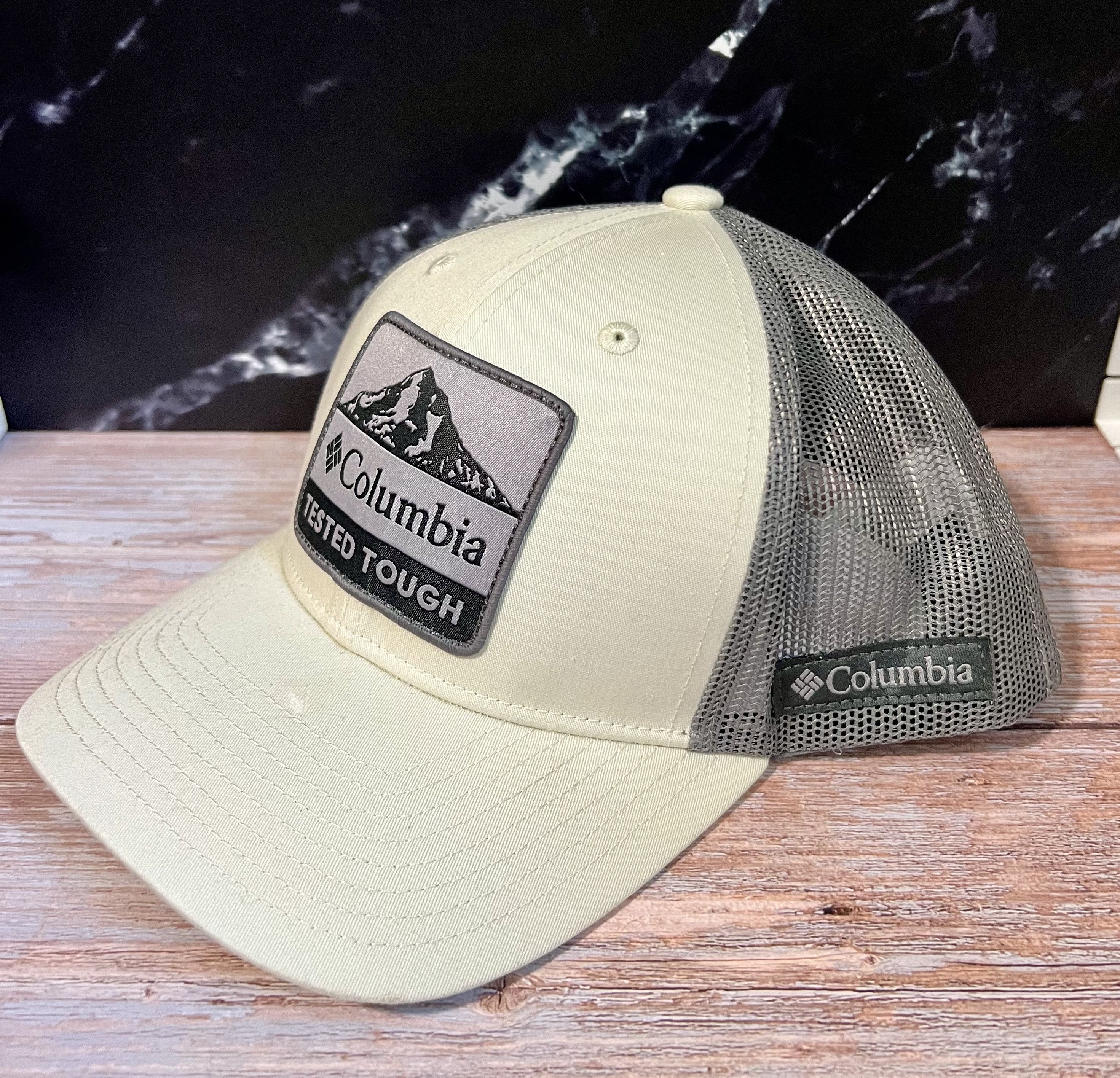 Columbia Columbia Tested Tough Cream Embroidered Trucker Snapback Hat ...