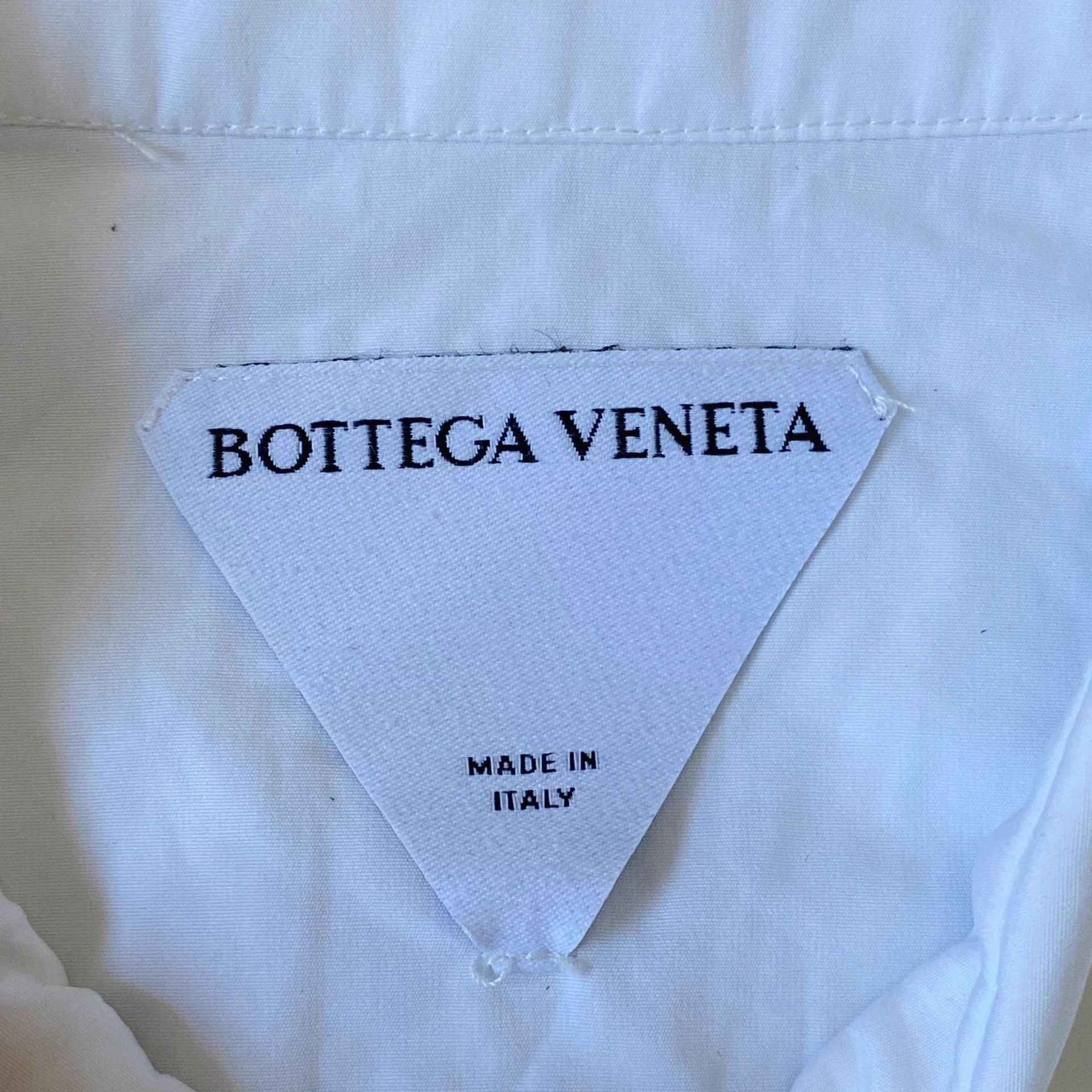 Bottega Veneta Bottega Veneta Chest Knit Intrecciato White Shirt Size 46 Size US S / EU 44-46 / 1 - 6 Thumbnail