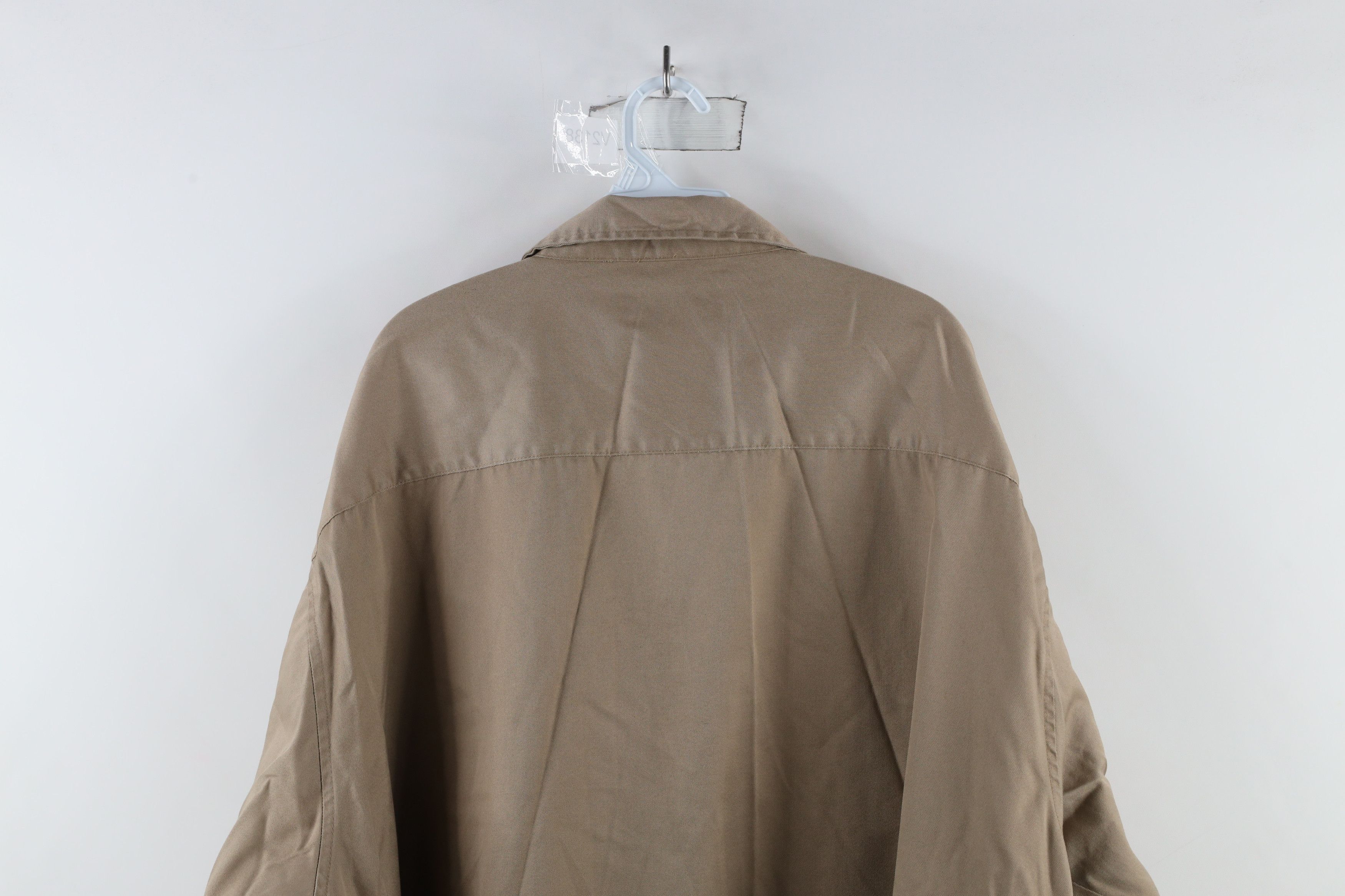 Vintage Vintage 90s Big Mac Workwear Collared Button Shirt Brown Size US XXL / EU 58 / 5 - 12 Thumbnail
