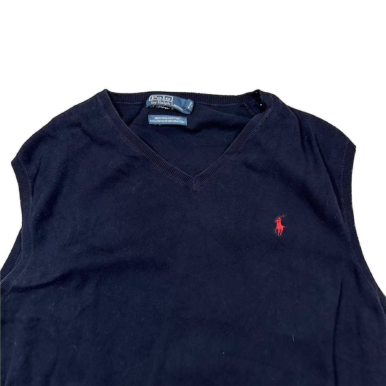 Vintage Vintage Polo Ralph Lauren Sweater Vest Size US XL / EU 56 / 4 - 2 Thumbnail