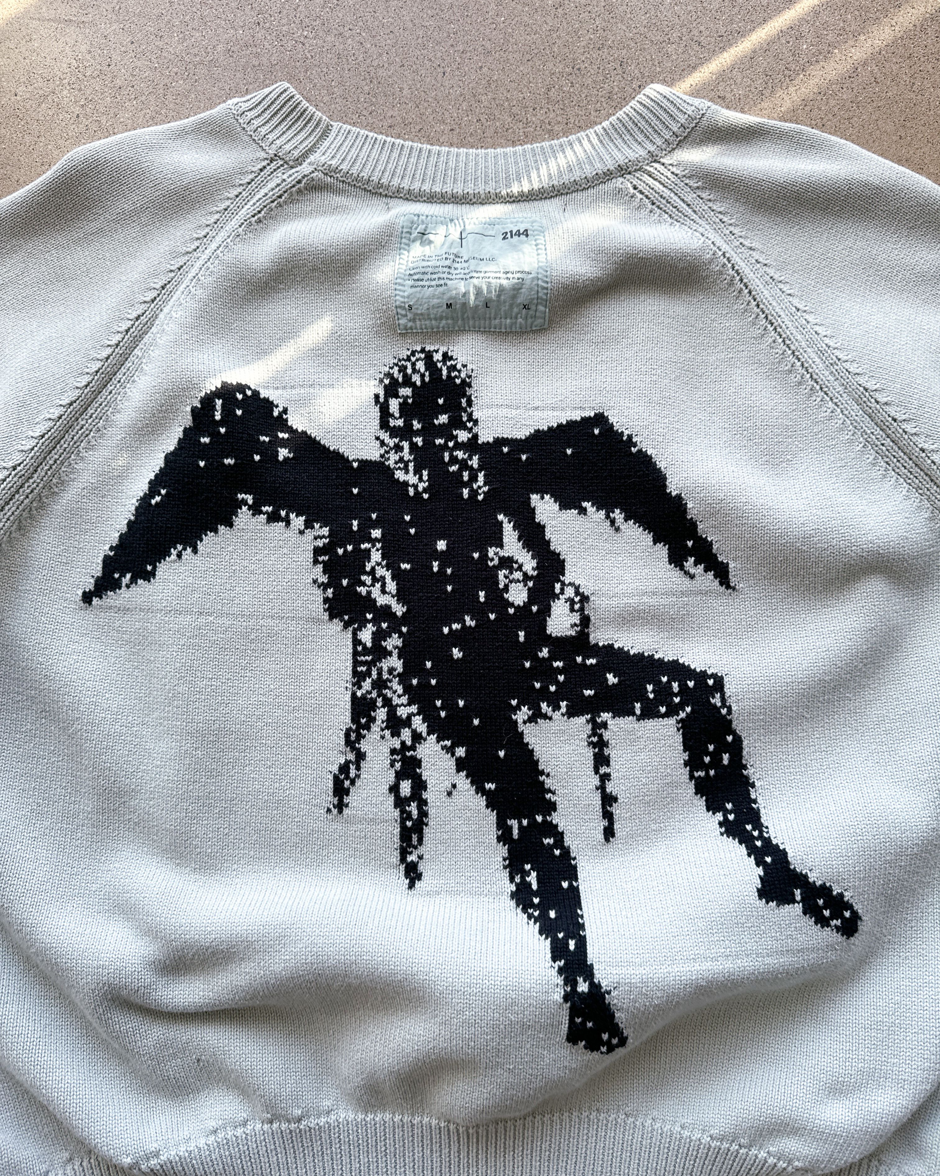Vintage 2144 MUSEUM DYE INTARSIA KNIT SWEATSHIRT AW20 Size US L / EU 52-54 / 3 - 5 Thumbnail