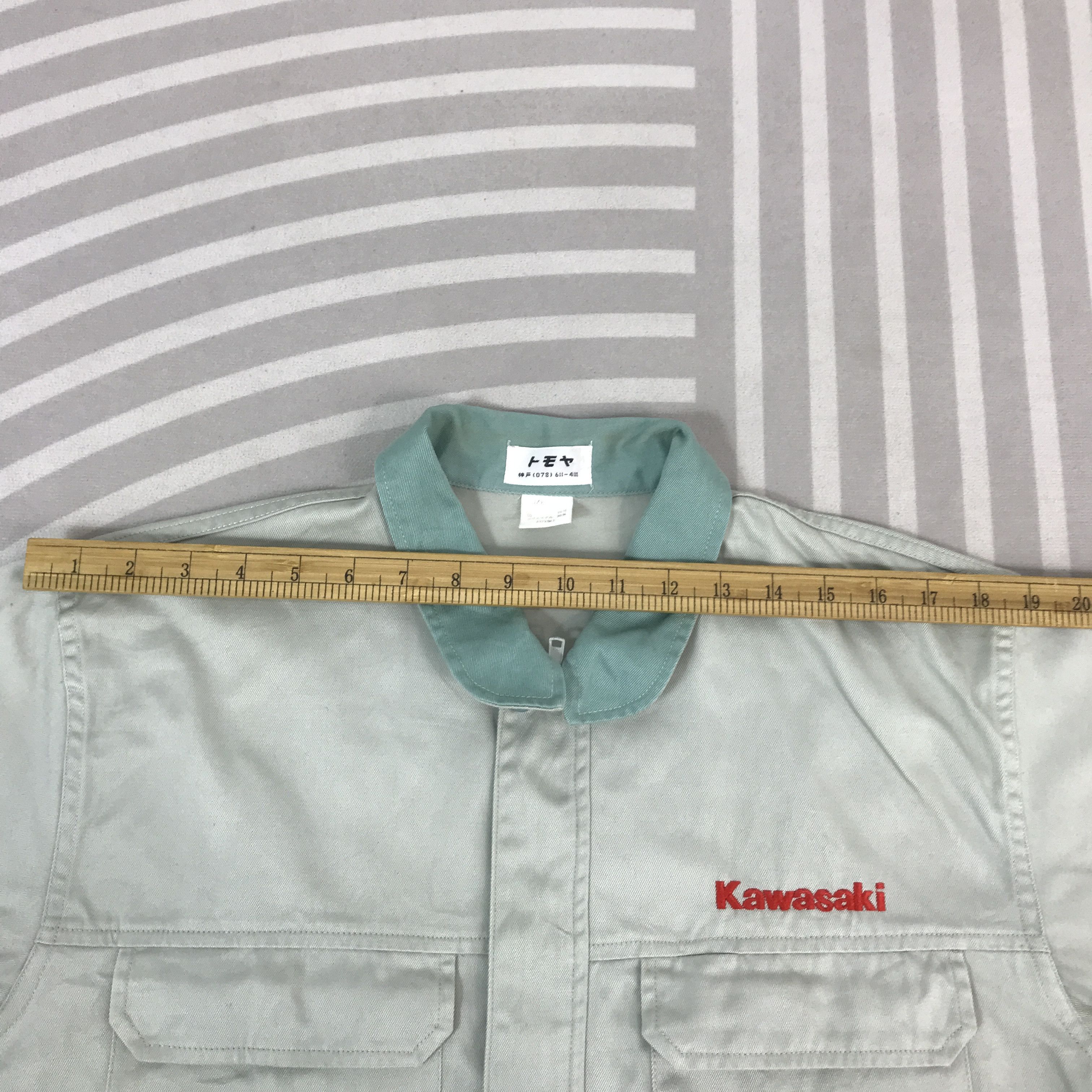 Japanese Brand KAWASAKI MOTOR SPORT UNIFORM JAPAN JACKET K67B9 Size US L / EU 52-54 / 3 - 6 Thumbnail