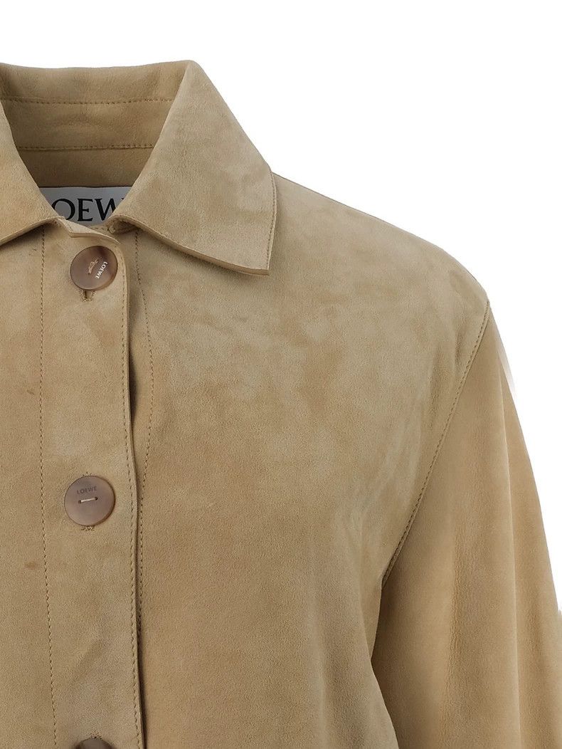 Loewe LOEWE Cashmere sheep leather short coat Size S / US 4 / IT 40 - 4 Thumbnail