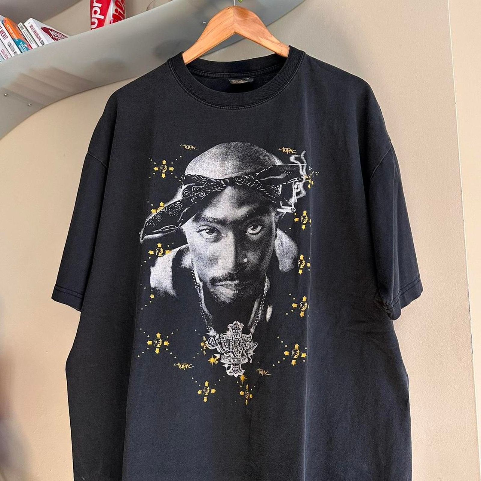 Band Tees × Rap Tees × Vintage Vintage Y2K Tupac Rap Shirt Size US XL / EU 56 / 4 - 2 Thumbnail