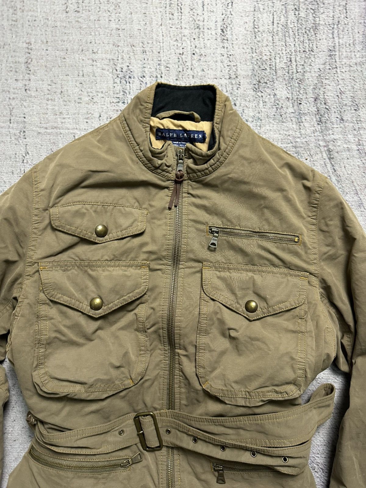 Polo Ralph Lauren × Ralph Lauren Polo Ralph Lauren Women Biker Jacket Size M / US 6-8 / IT 42-44 - 2 Thumbnail