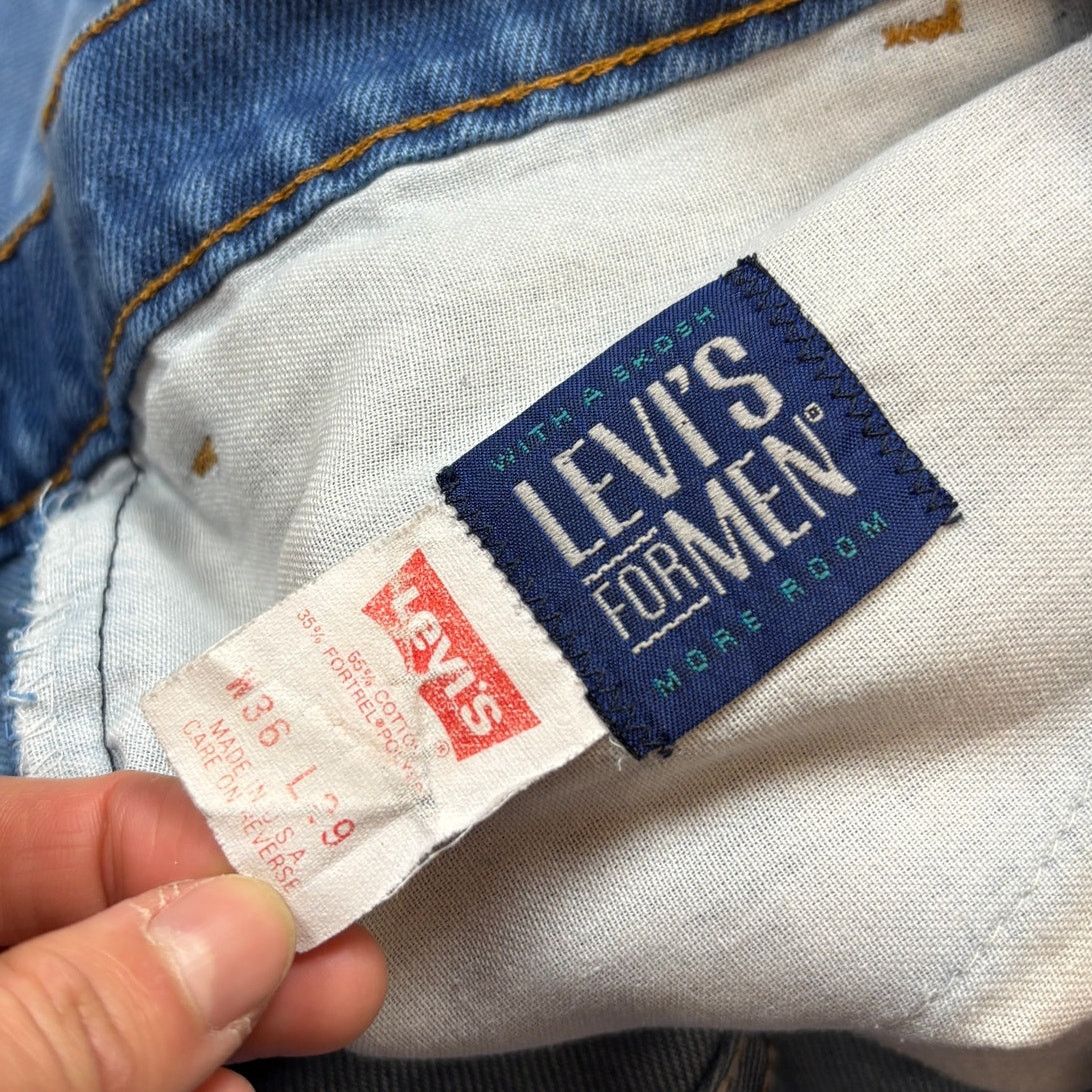 Levi's × Vintage Vintage 80s Levi's 549 Orange Tab Loose Jeans Men's 36x29 Size US 36 / EU 52 - 9 Thumbnail