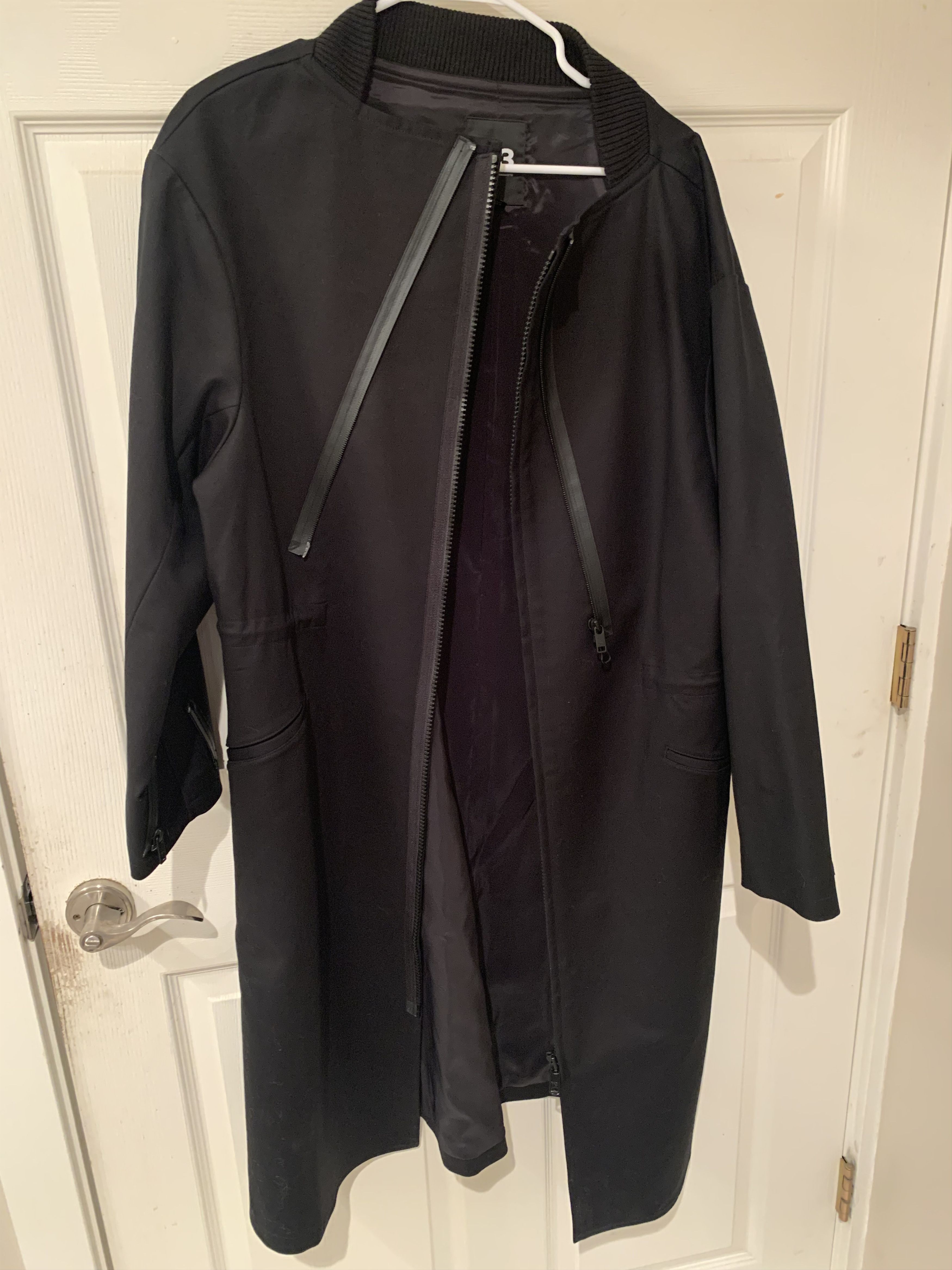 Y-3 Y-3 3-Stripe Oversized Space Long Coat Tunic Size US S / EU 44-46 / 1 - 2 Thumbnail