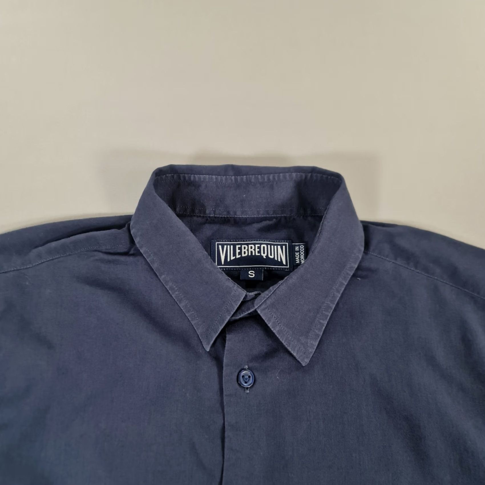 Vilebrequin Vilebrequin Shirt Mens Blue Navy Small Cotton Long Sleeve Button-Up Casual Regular Womens? Size US S / EU 44-46 / 1 - 2 Thumbnail