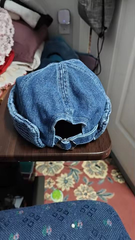 Japanese Brand Vintage Style Denim Brimless Melon Hat Size ONE SIZE - 4 Thumbnail