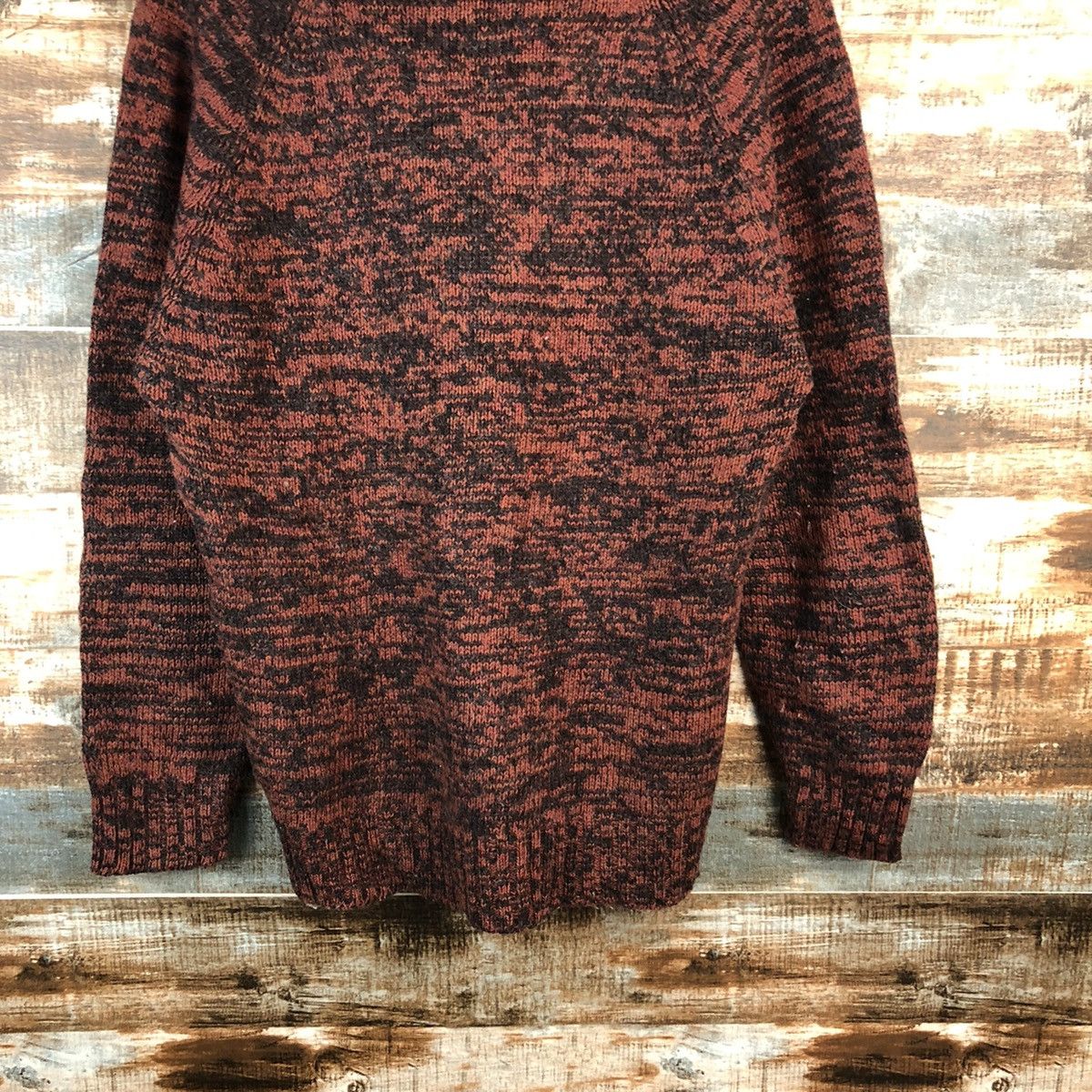 Homespun Knitwear × Japanese Brand Japanese Brand Turtle Neck Orange Knitwear #A2495 Size M / US 6-8 / IT 42-44 - 3 Thumbnail