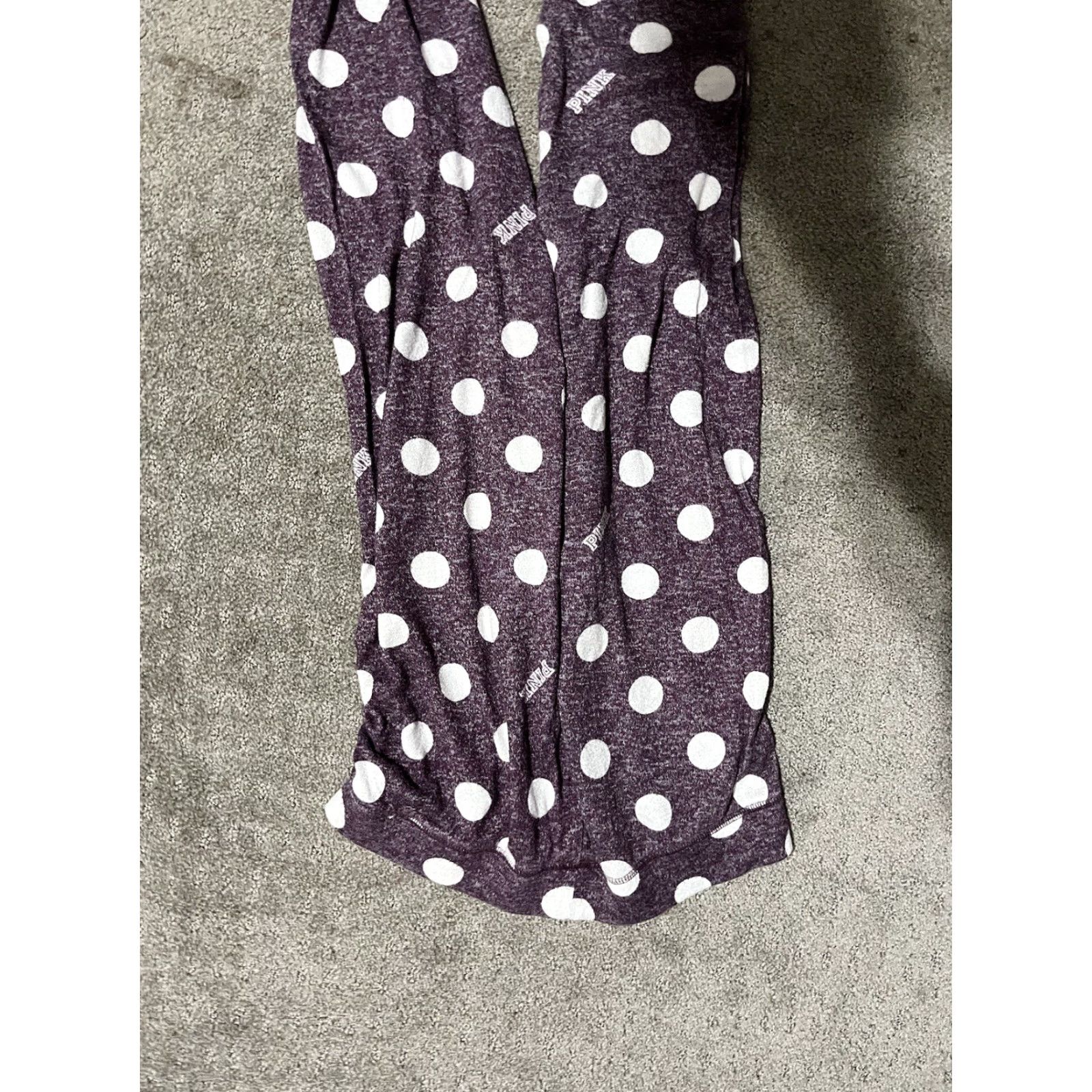Vintage VINTAGE PINK Victoria's Secret Women's Purple Polka Dot Sleepwear Pajamas Pants Small Size 28" / US 6 / IT 42 - 4 Thumbnail