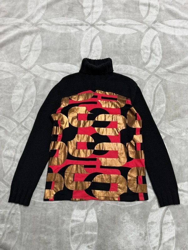 Custo Barcelona Custo Barcelona Blue Tower Spain Abstract 3 M Wool sweater Size M / US 6-8 / IT 42-44 - 1 Thumbnail