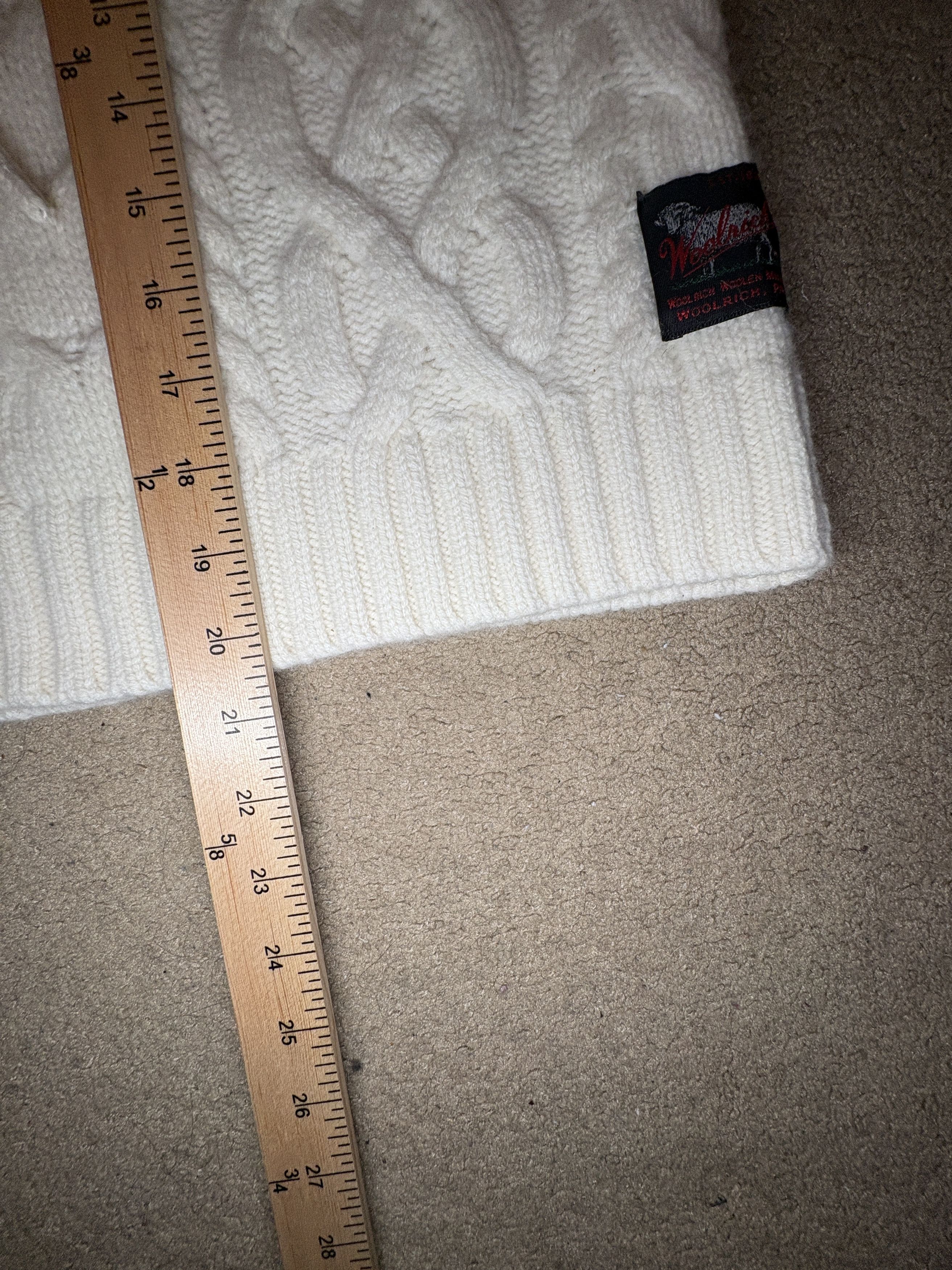 Todd Snyder Todd Snyder x Woolrich Black Label Pure Wool Knit in Cream Size US 34 / EU 50 - 7 Thumbnail