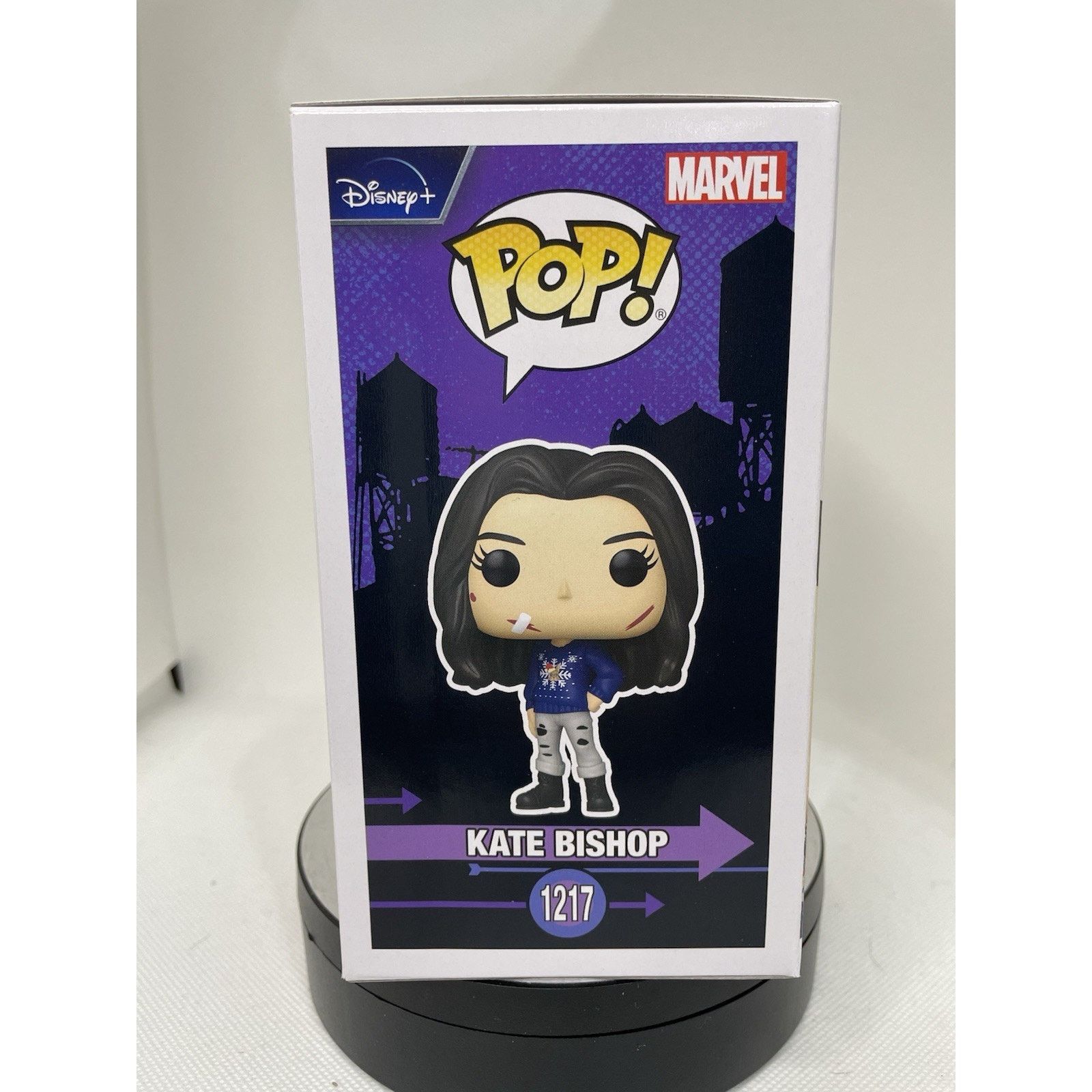 Marvel Comics Funko Pop Kate Bishop Ugly Sweater Target (Exclusive) #1217 Size ONE SIZE - 7 Thumbnail