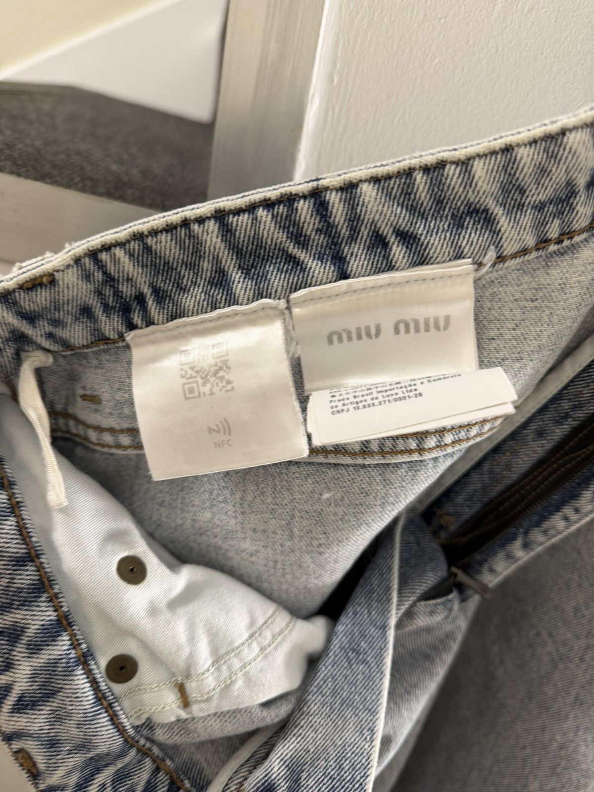 Miu Miu Miu Miu Vintage High Waist Jeans Size 27" / US 4 / IT 40 - 7 Thumbnail