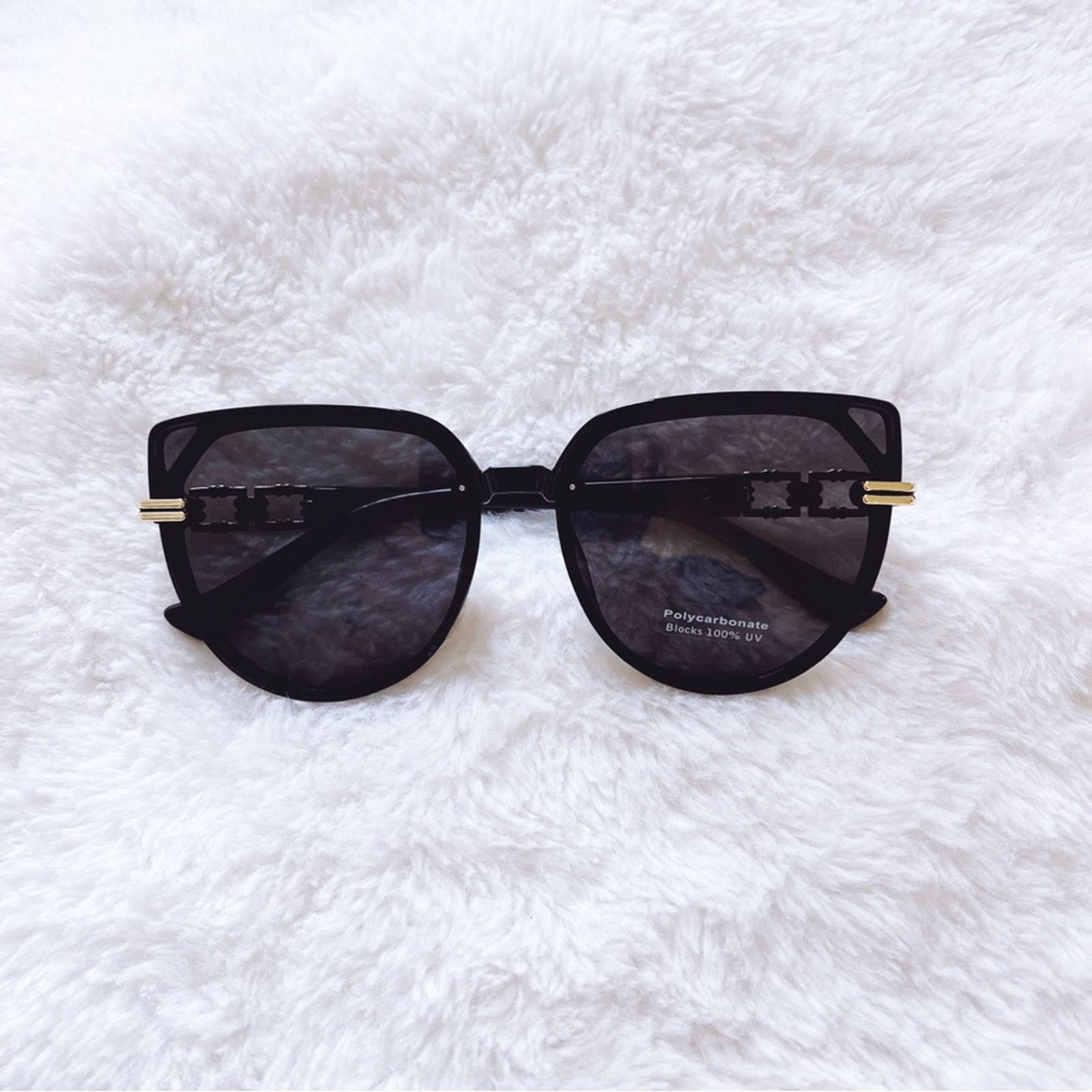 Other Liana Black Sleek Sunglasses Size ONE SIZE - 1 Thumbnail