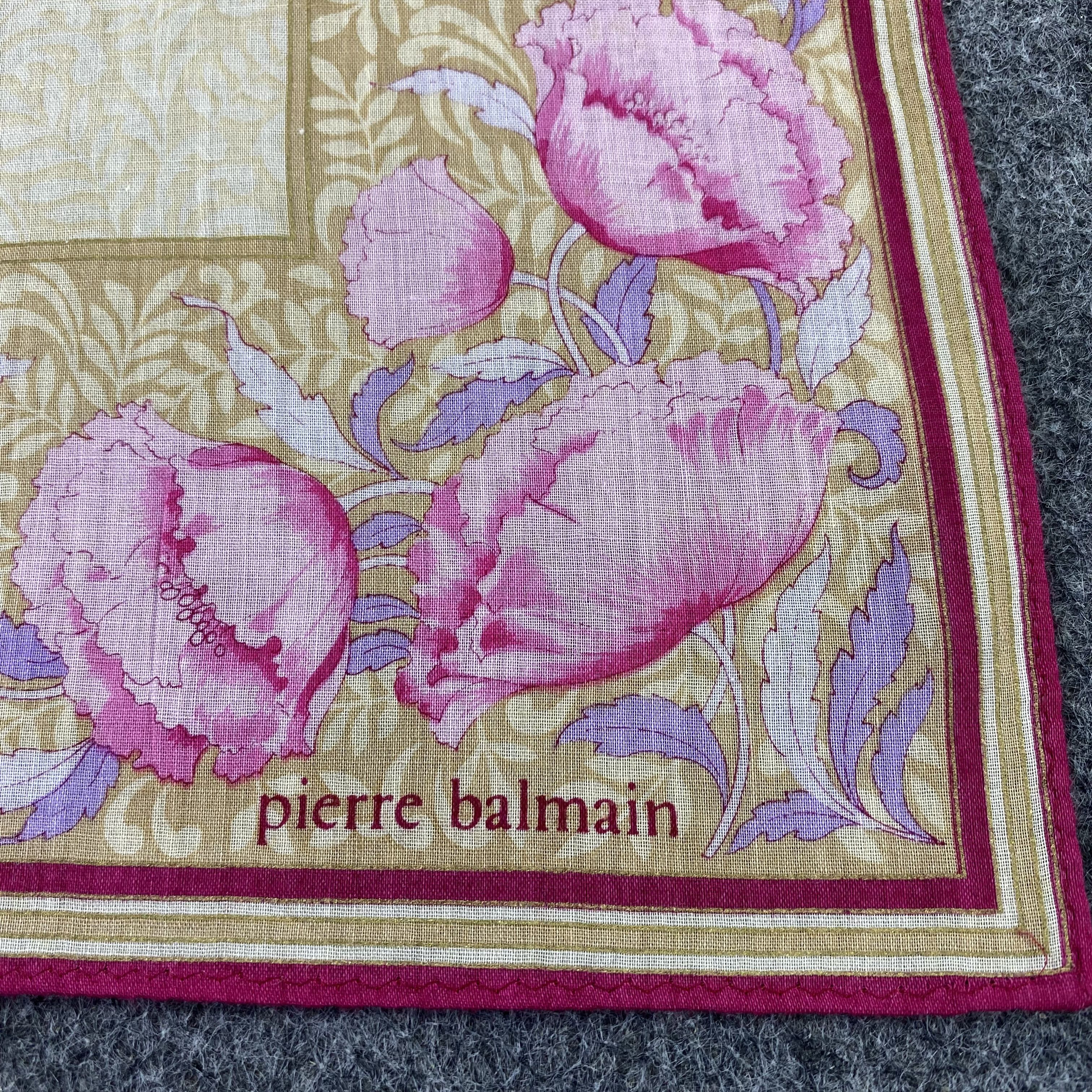 Pierre Balmain Pierre Balmain Handkerchief / Bandana / Neckerchief-B489 Size ONE SIZE - 5 Thumbnail