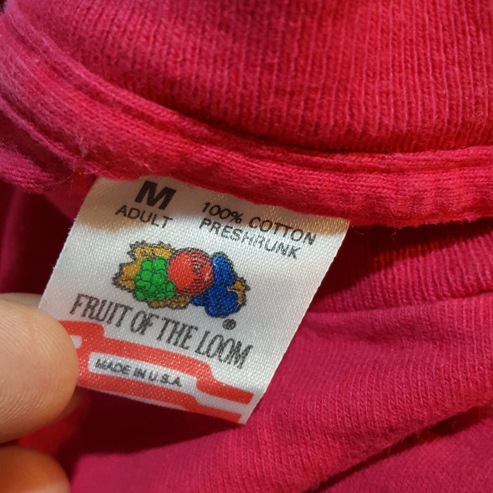 Fruit Of The Loom VINTAGE 90s Cowgirl Western T-Shirt Women’s Medium Pink Cotton Retro Southwestern Rodeo Y2K Size M / US 6-8 / IT 42-44 - 6 Thumbnail