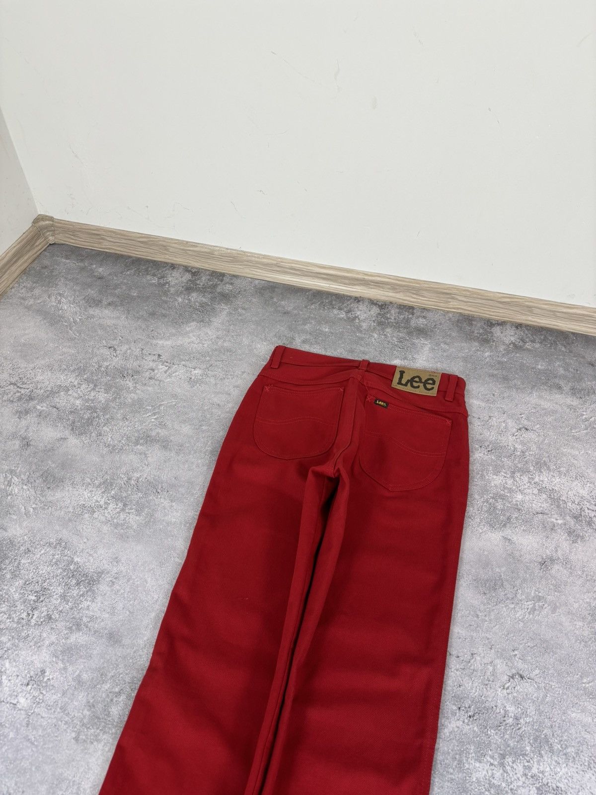 Lee Vintage 1980s Lee Riders 1952 Red Denim Jeans Straight Leg Size US 29 - 13 Thumbnail