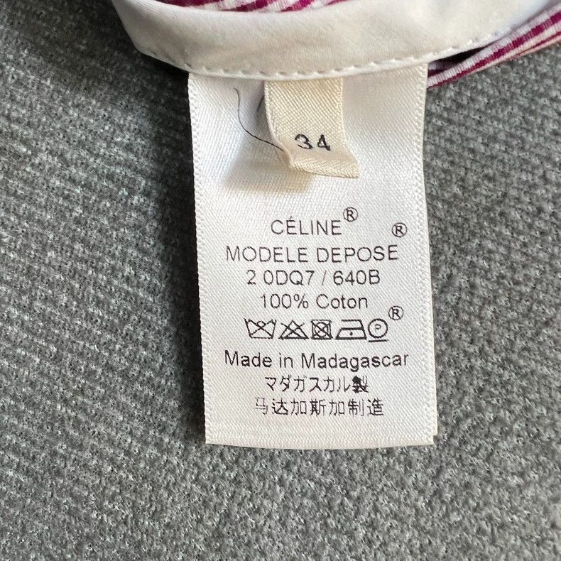 Celine Celine Pink Checkered Dress For Sale Size US 34 / EU 50 - 5 Thumbnail