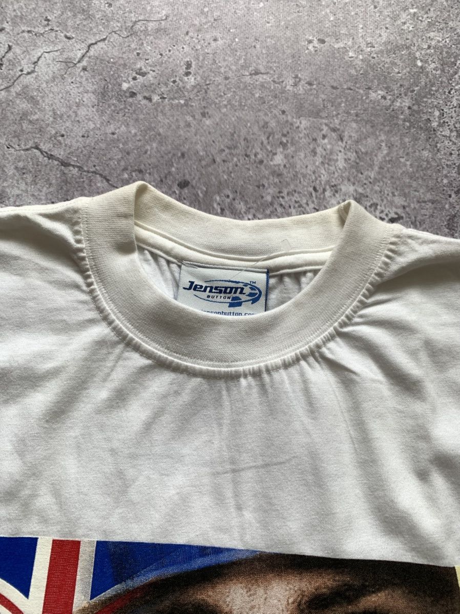 Vintage 🔥VINTAGE JENSON BUTTON FORMULA 1 00’s RACING PROMO T-SHIRT Size US M / EU 48-50 / 2 - 10 Thumbnail