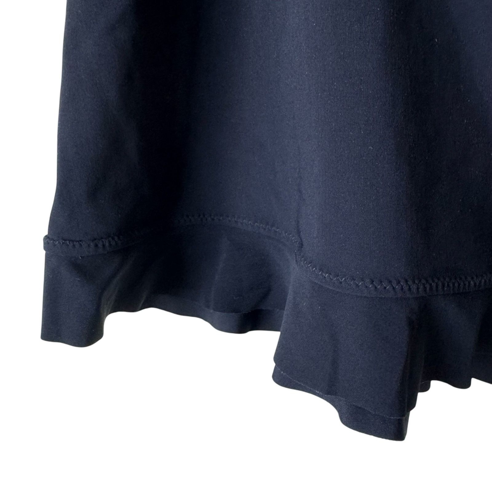 Other PROFILE BY GOTTEX Ruffle Pull on Swim Skirt BLACK Size 26" / US 2 / IT 38 - 2 Thumbnail