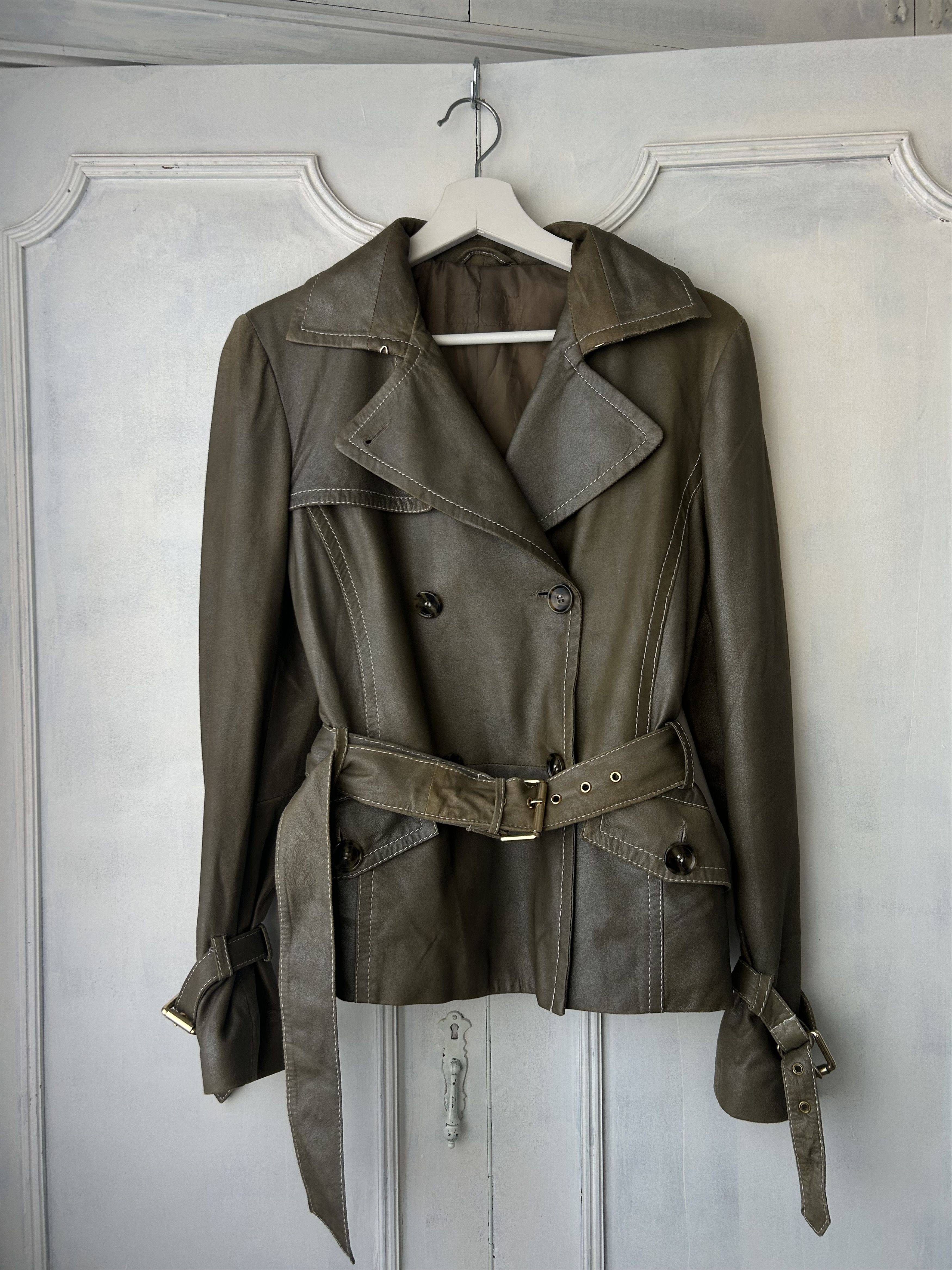 Weekend Max Mara Max Mara Weekend Vintage Leather Jacket Size M / US 6-8 / IT 42-44 - 1 Thumbnail