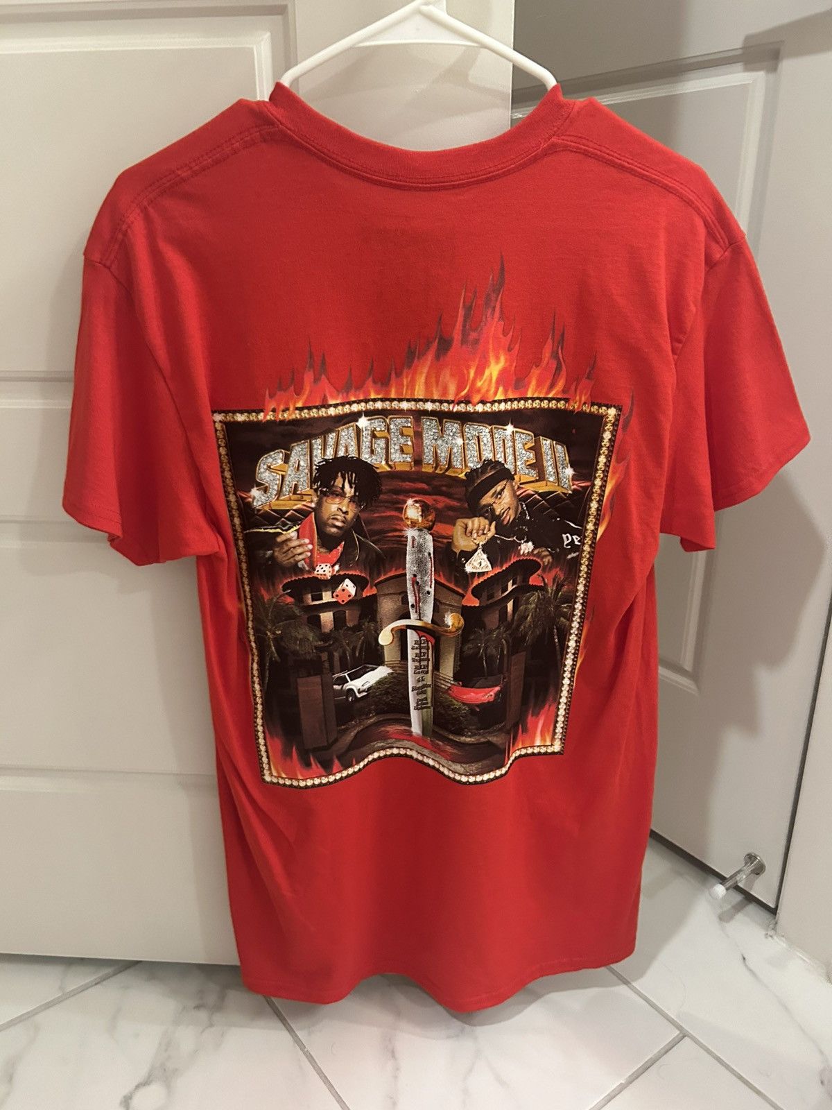 Rap Tees Rap Tees 21 Savage & Roddy Ricch Tees Size US M / EU 48-50 / 2 - 4 Thumbnail