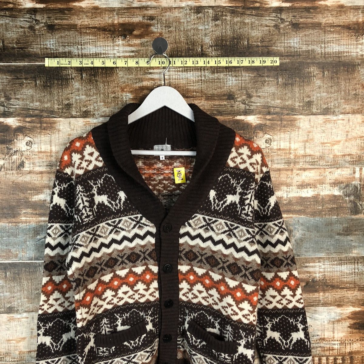 Takeo Kikuchi TK takeo kikuchi Brown Cardigan Knitwear #A1301 Size US S / EU 44-46 / 1 - 5 Thumbnail
