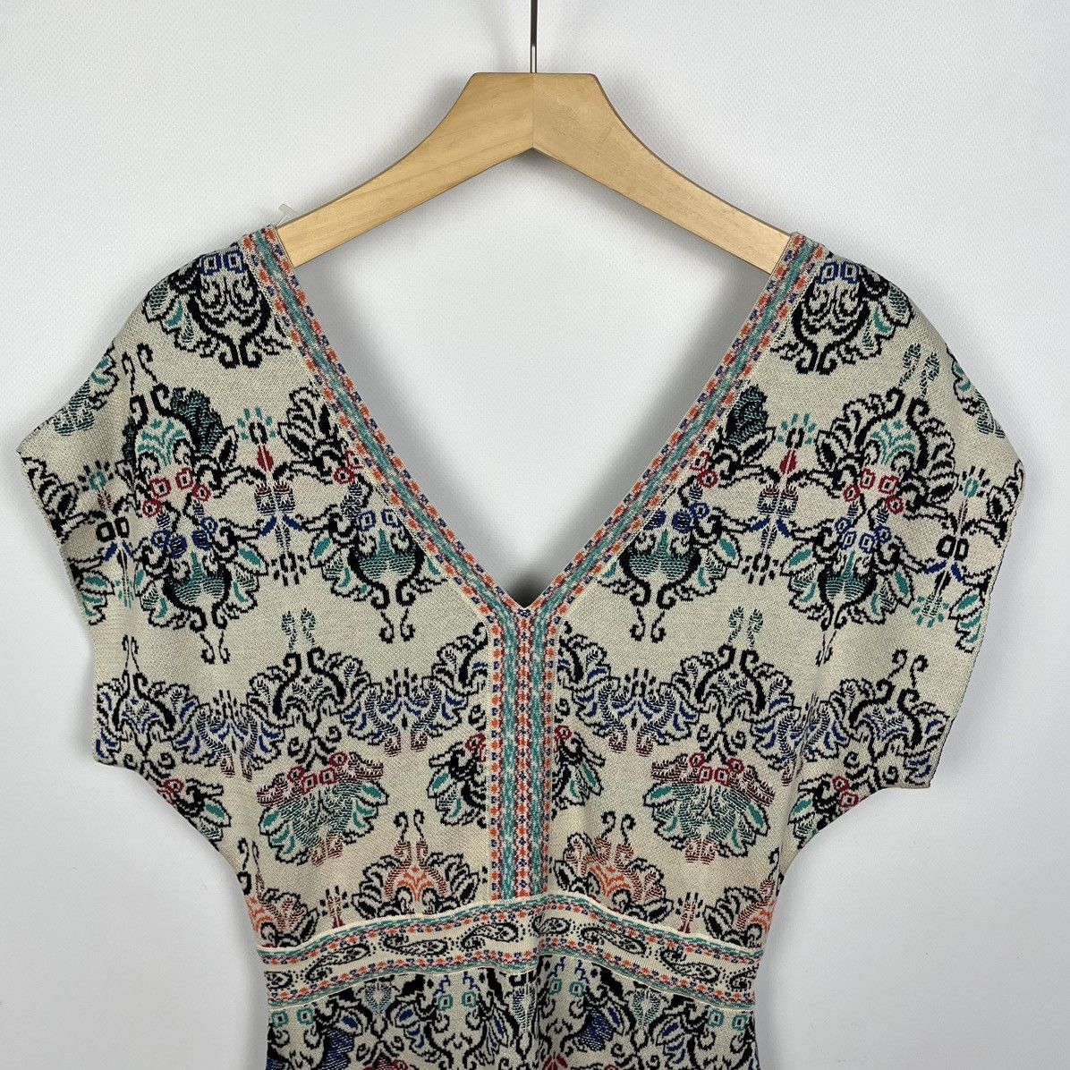 Other Ladies IVKO Boho Jacquard Dress Size M / US 6-8 / IT 42-44 - 3 Thumbnail