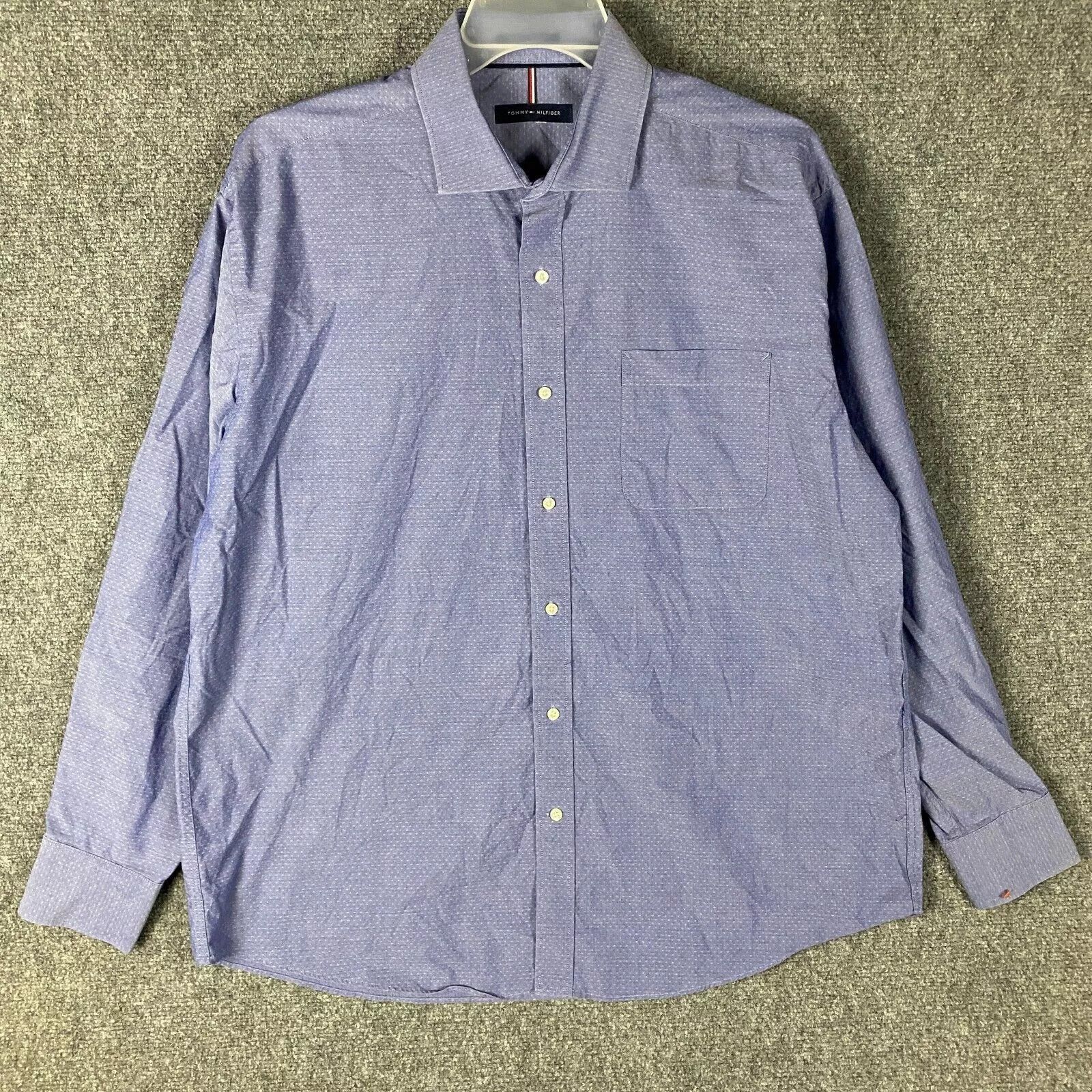Tommy Hilfiger Tommy Hilfiger Button Up Shirt Men's XL Regular Fit 36/37 Size US XL / EU 56 / 4 - 1 Thumbnail