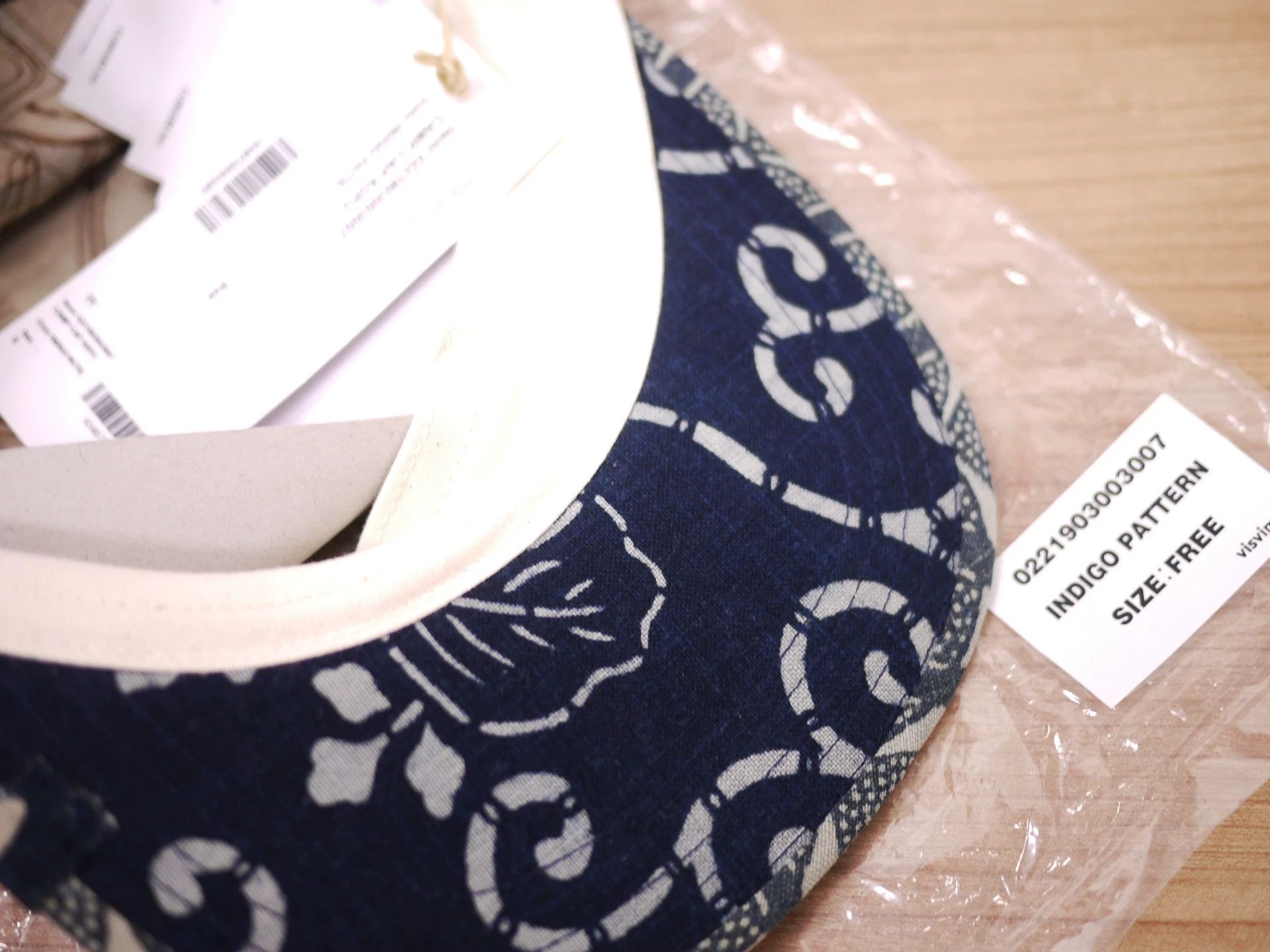 Visvim Visvim 21SS ICT Cap Kofu Indigo Pattern New Free Size ONE SIZE - 8 Thumbnail