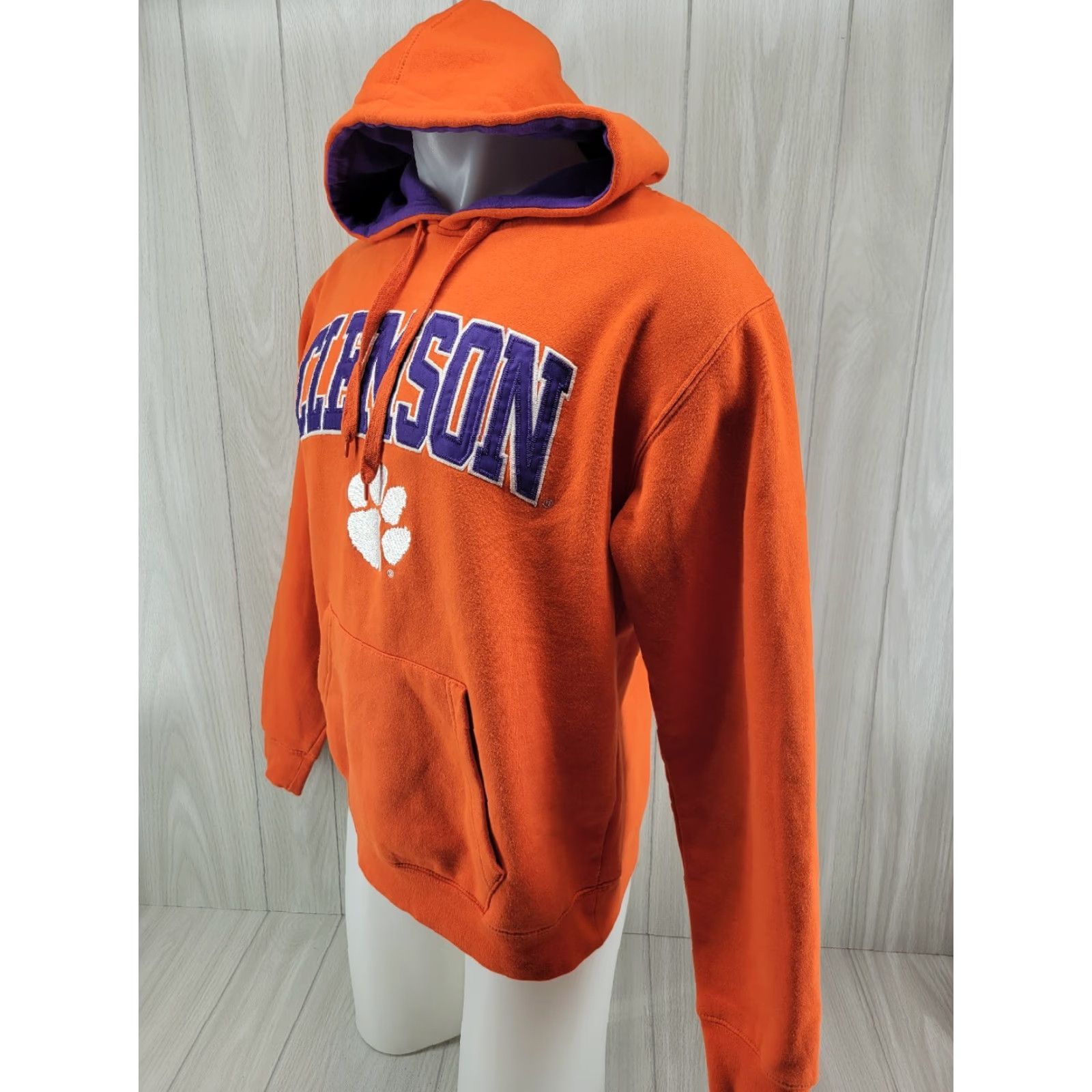Vintage VINTAGE Campus Heritage Men’s Medium Orange Clemson Tigers Long Sleeve Hoodie Size US M / EU 48-50 / 2 - 3 Thumbnail