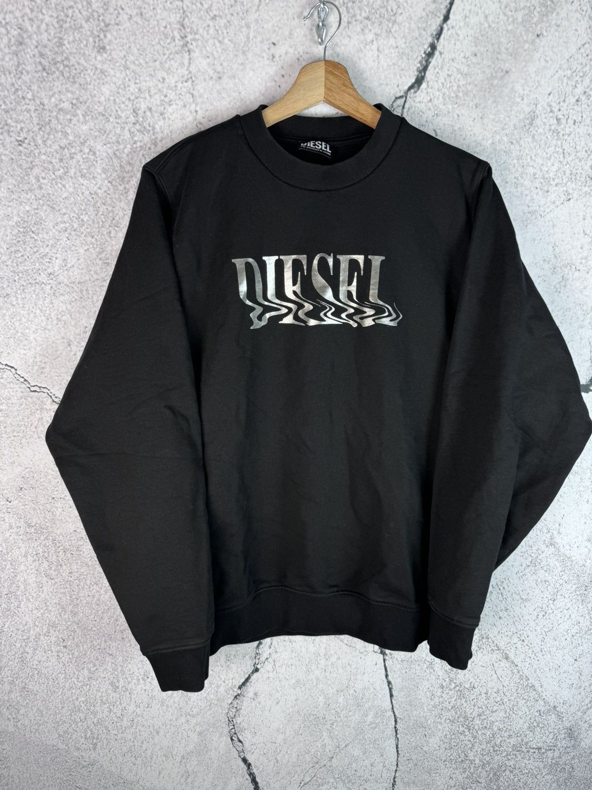 Diesel Vintage Diesel Sweatshirt Greece Big Logo Size US L / EU 52-54 / 3 - 1 Thumbnail