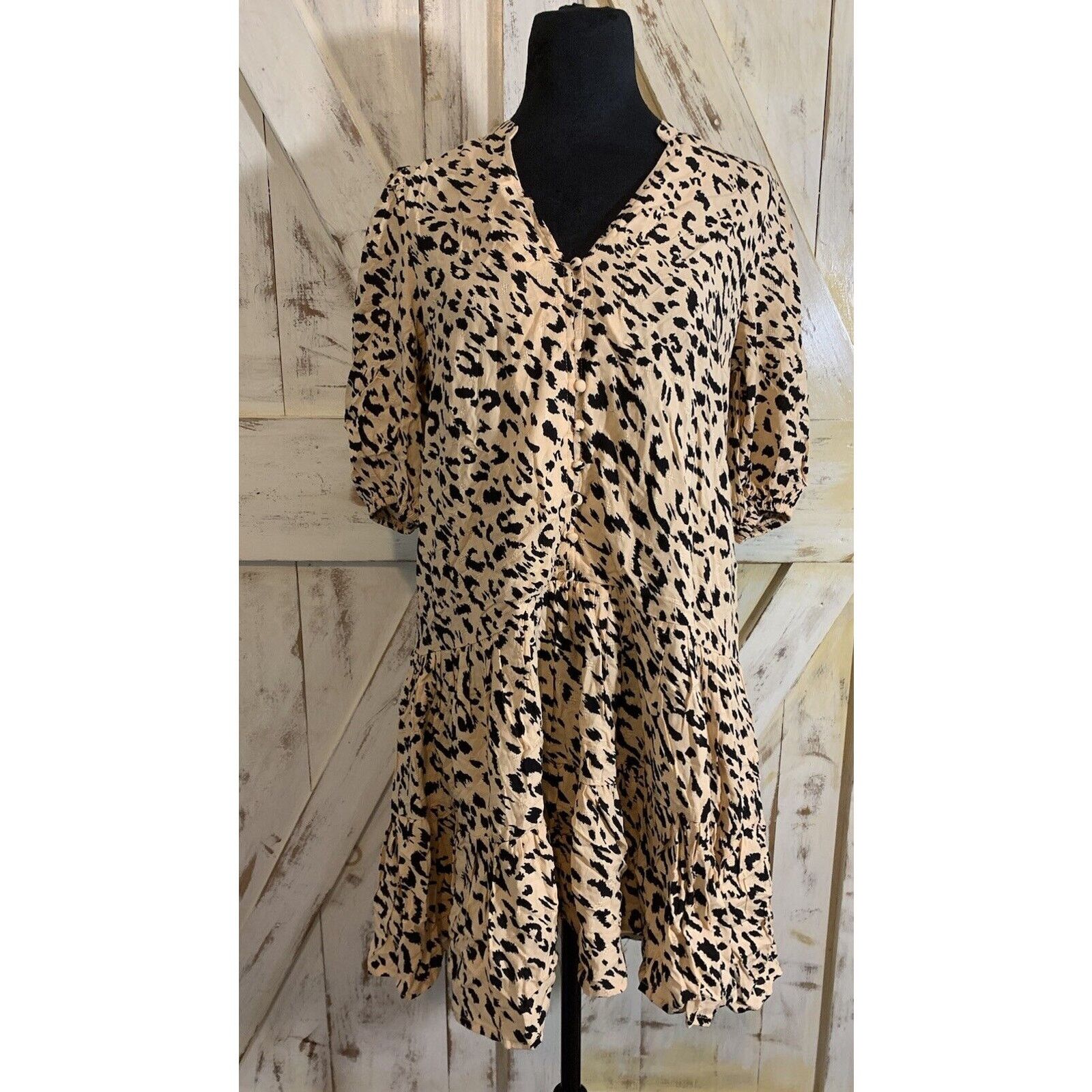 Other NWT Tinsel Brand Macy’s Leopard Print High Low Dress PS Size S / US 4 / IT 40 - 1 Thumbnail