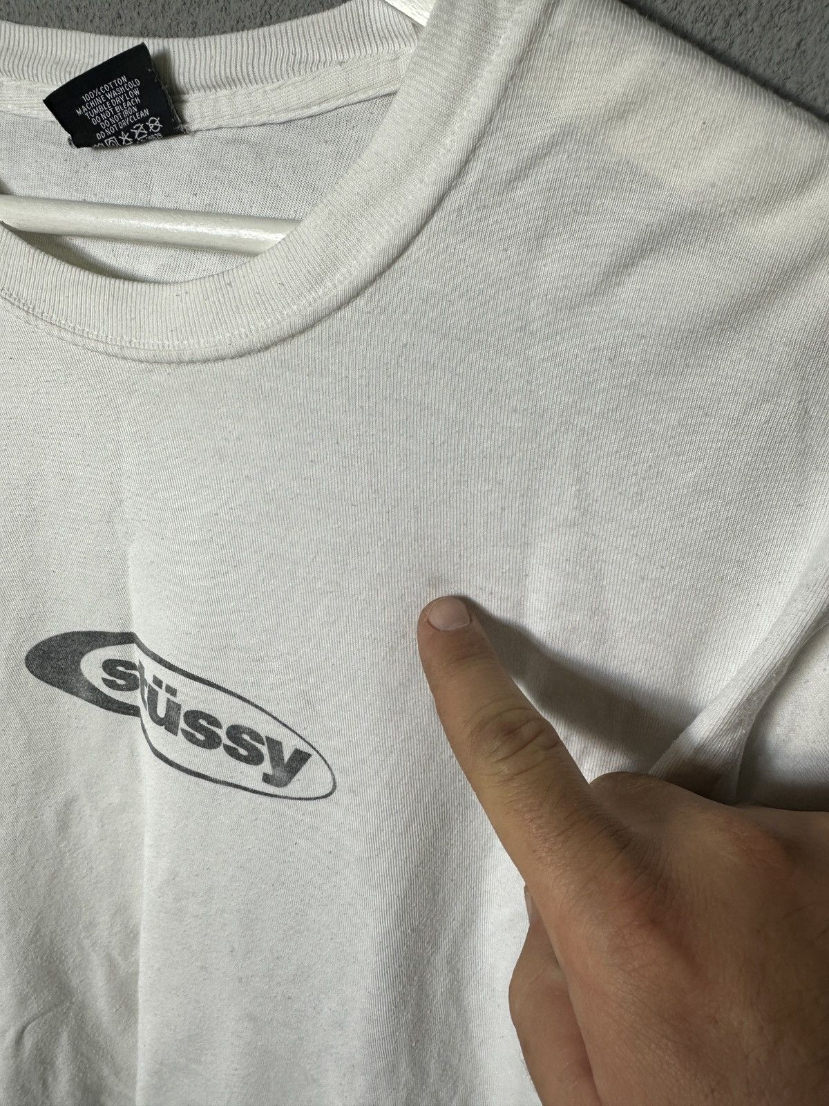 Stussy × Vintage Stussy Vintage Center Logo T-Shirt Size US M / EU 48-50 / 2 - 3 Thumbnail