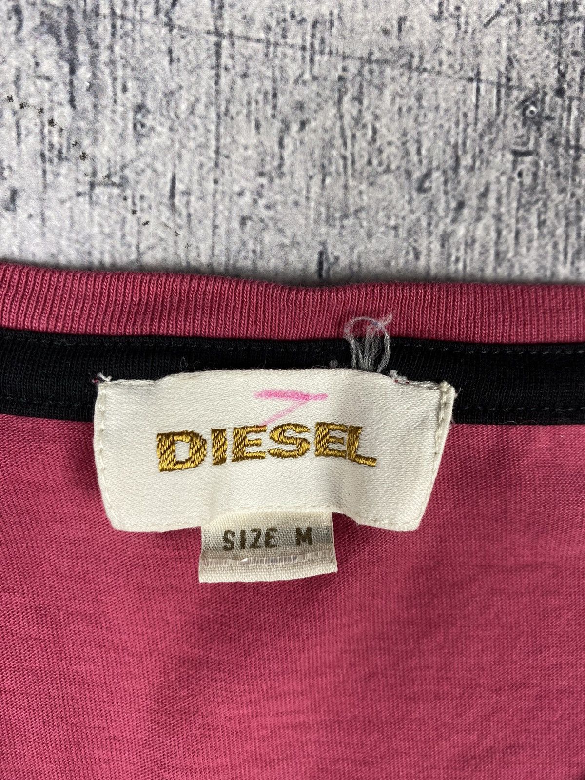 Diesel × Vintage Vintage Diesel Y2K Big Logo Tee T Shirt Size US M / EU 48-50 / 2 - 14 Thumbnail