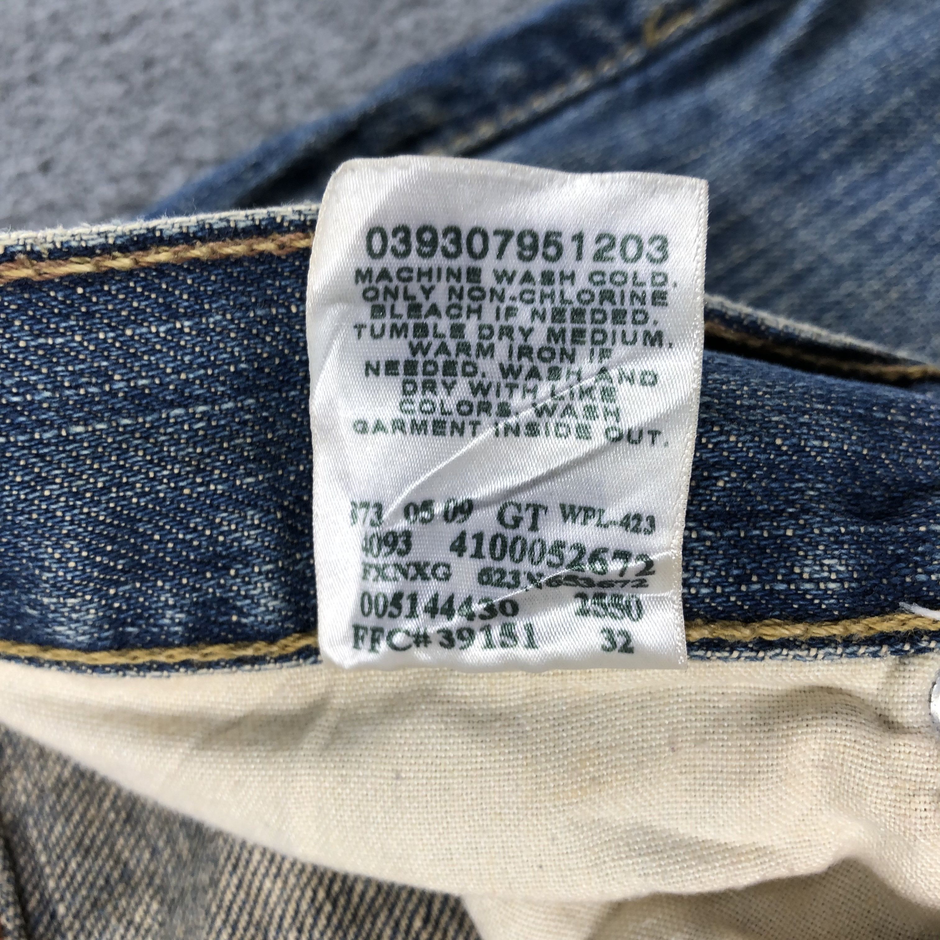 Levi's Vintage Blue Wash Levis 514 Jeans-J2500 Size US 34 / EU 50 - 11 Thumbnail